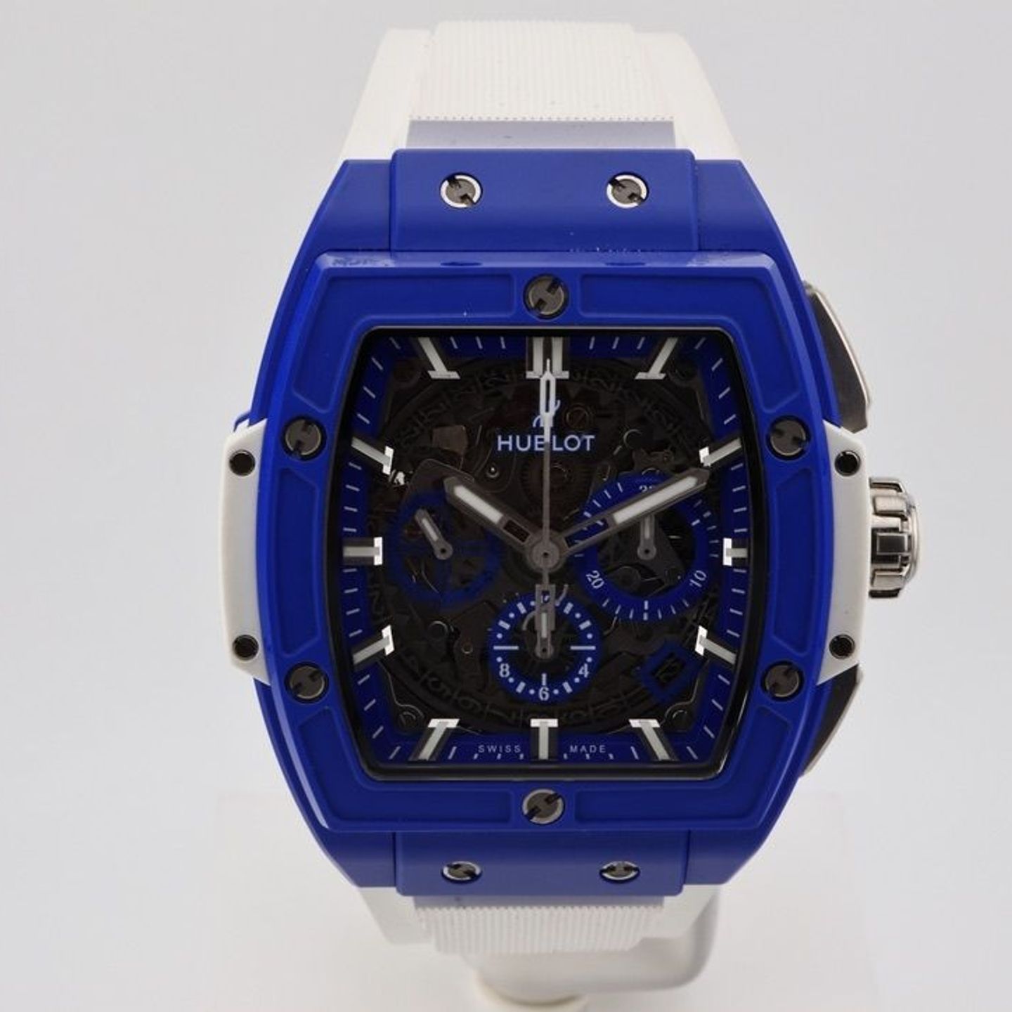 Hublot Spirit of Big Bang 641.EX.5129.LR (2021) - Blauw wijzerplaat 42mm Keramiek (1/1)