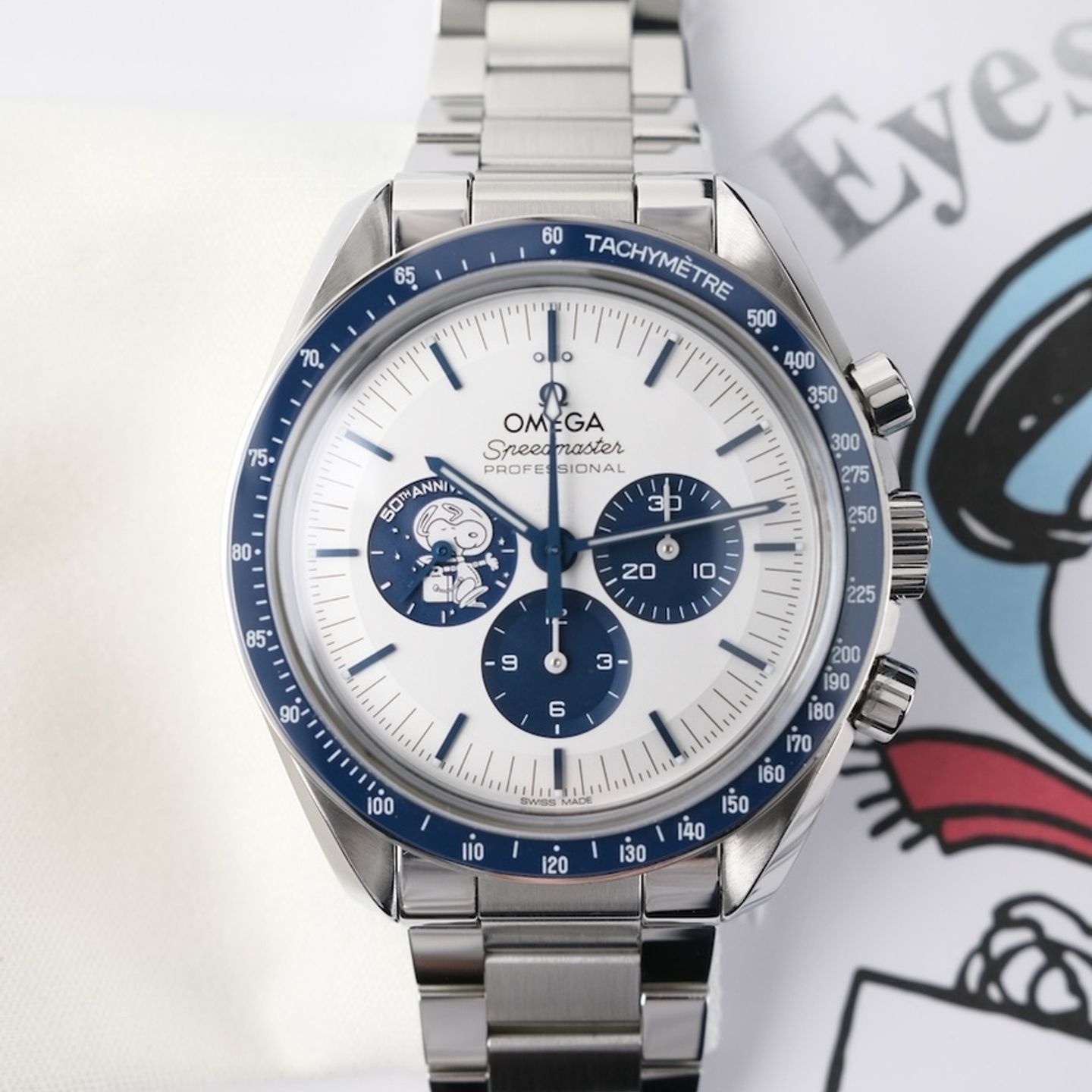 Omega Speedmaster Professional Moonwatch 310.32.42.50.02.001 (2021) - Silver dial 42 mm Steel case (3/8)
