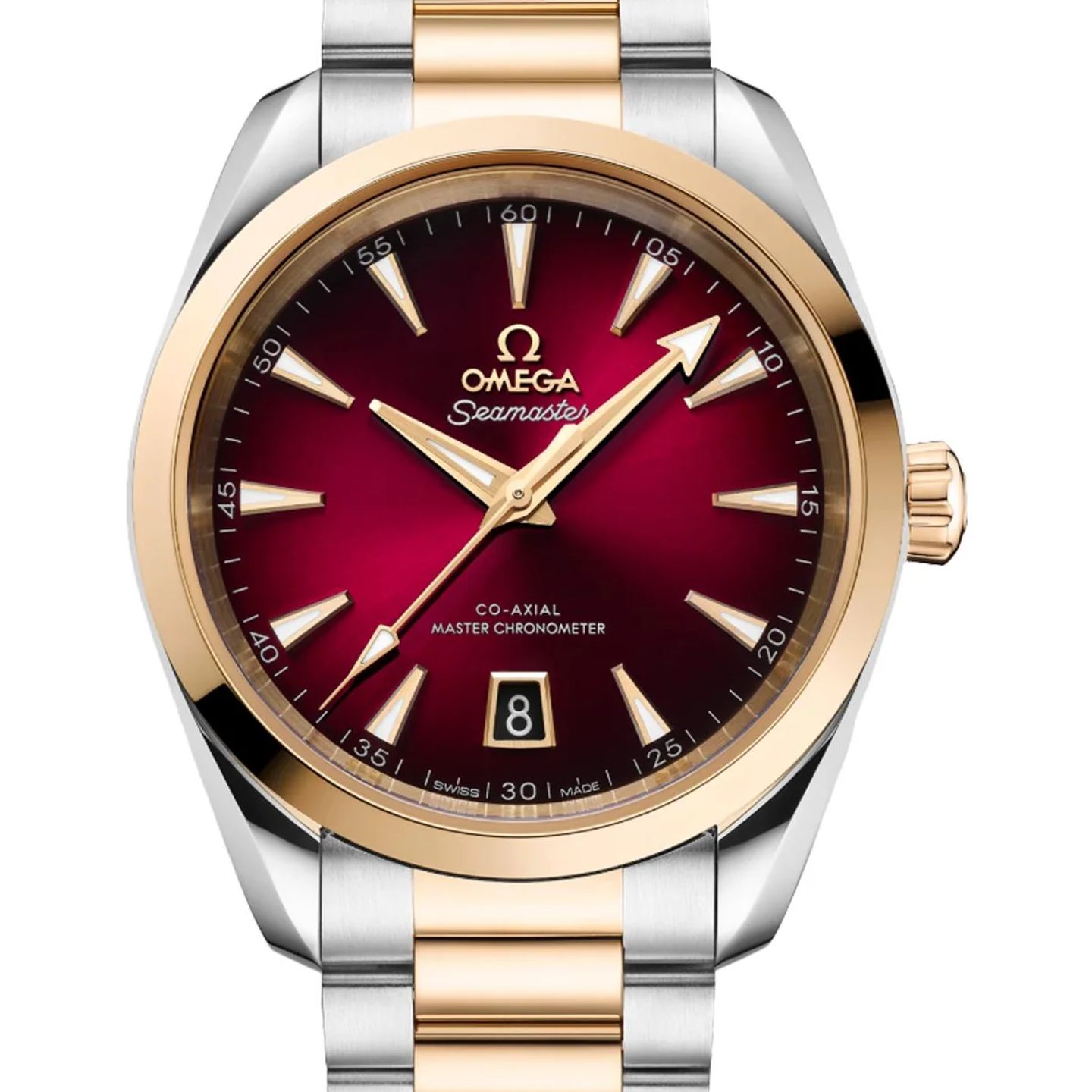 Omega Seamaster Aqua Terra 220.20.38.20.10.002 (2026) - Rood wijzerplaat 38mm Staal (1/1)
