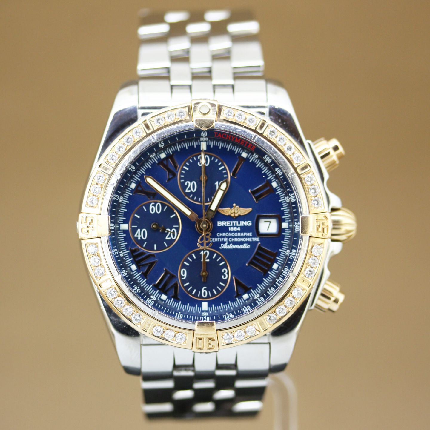 Breitling Chronomat Evolution C13356 (2007) - Black dial 44 mm Steel case (2/8)