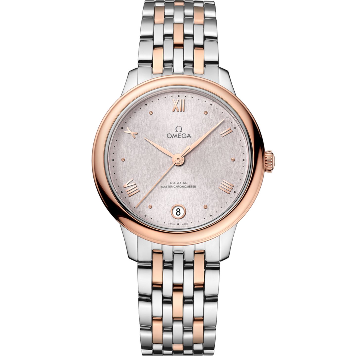 Omega De Ville 434.20.34.20.02.003 (2025) - Pink dial 34 mm Gold/Steel case (1/1)