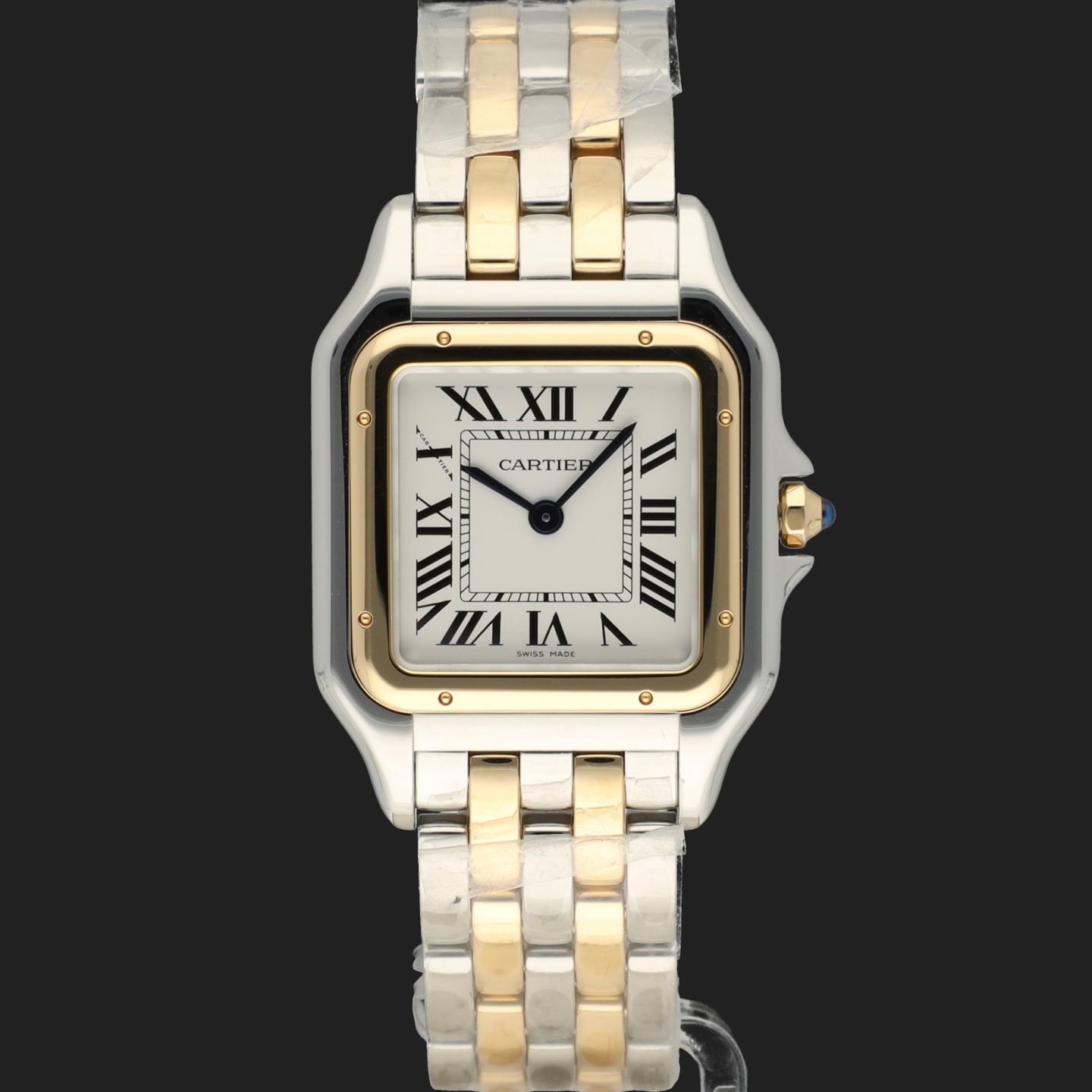 Cartier Panthère W2PN0007 (2024) - White dial 37 mm Gold/Steel case (3/8)