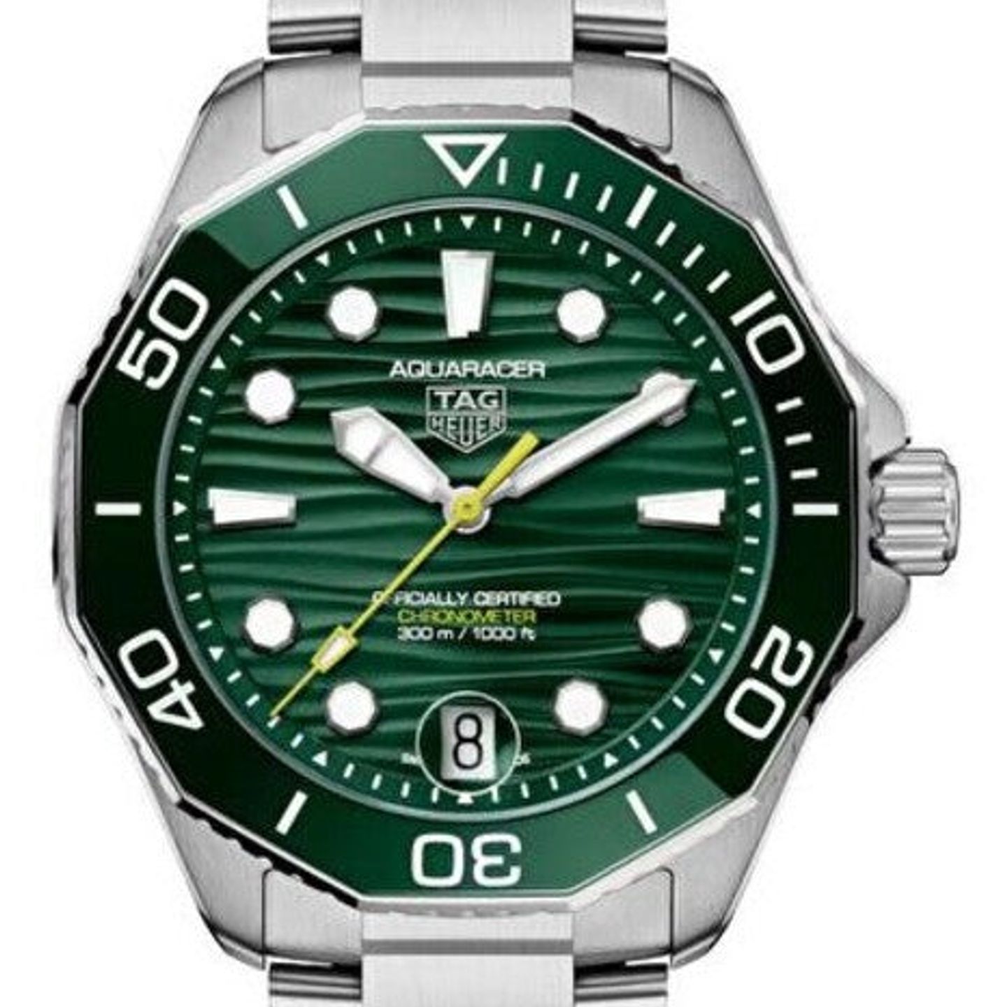 TAG Heuer Aquaracer 300M WBP5116.BA0013 (2026) - Green dial 42 mm Steel case (1/1)