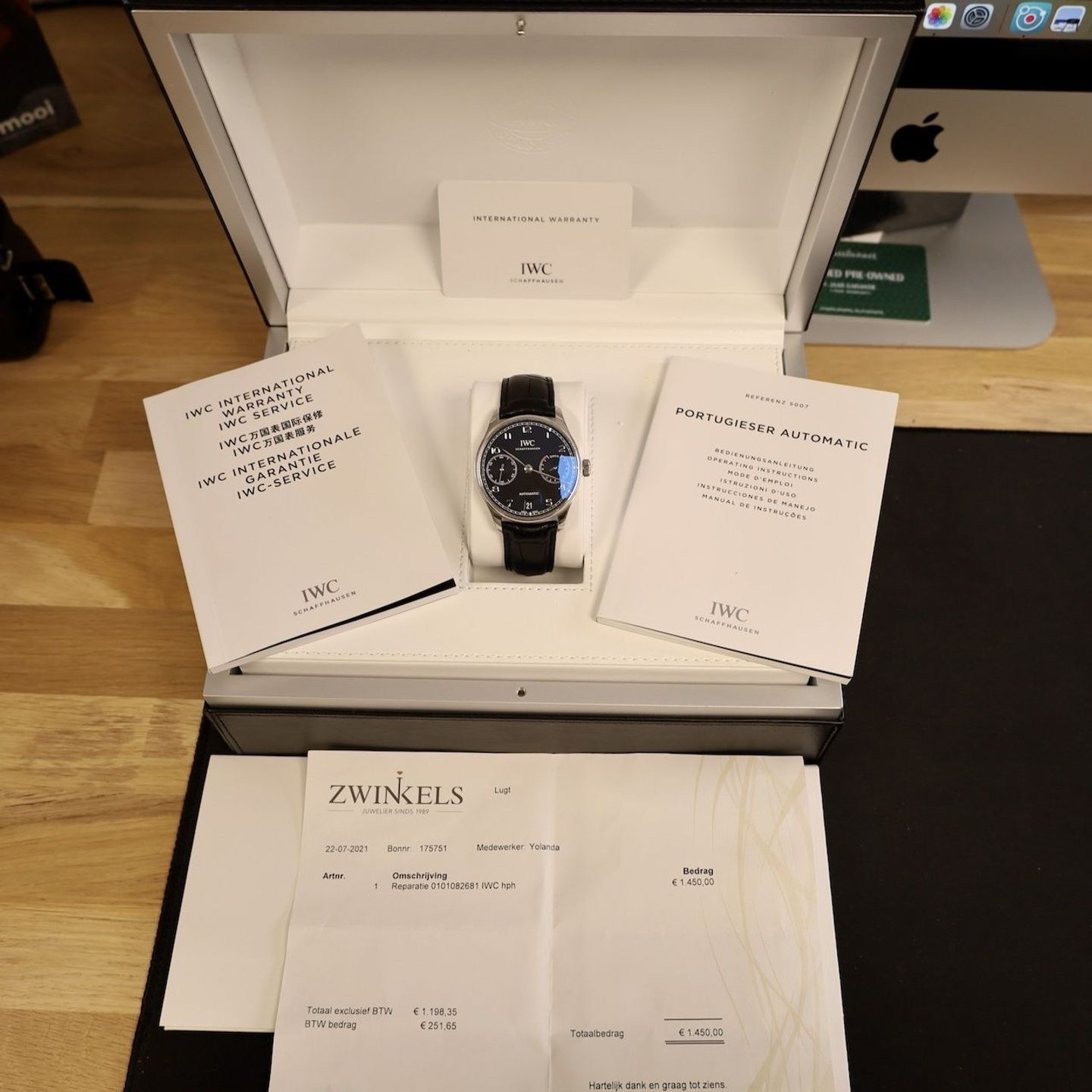 IWC Portuguese Automatic IW500703 - (8/8)