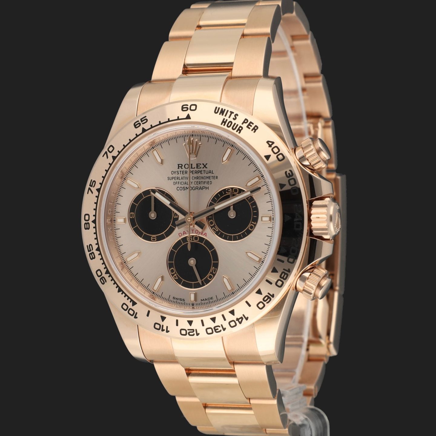 Rolex Daytona 126505 (2023) - Silver dial 40 mm Rose Gold case (1/8)