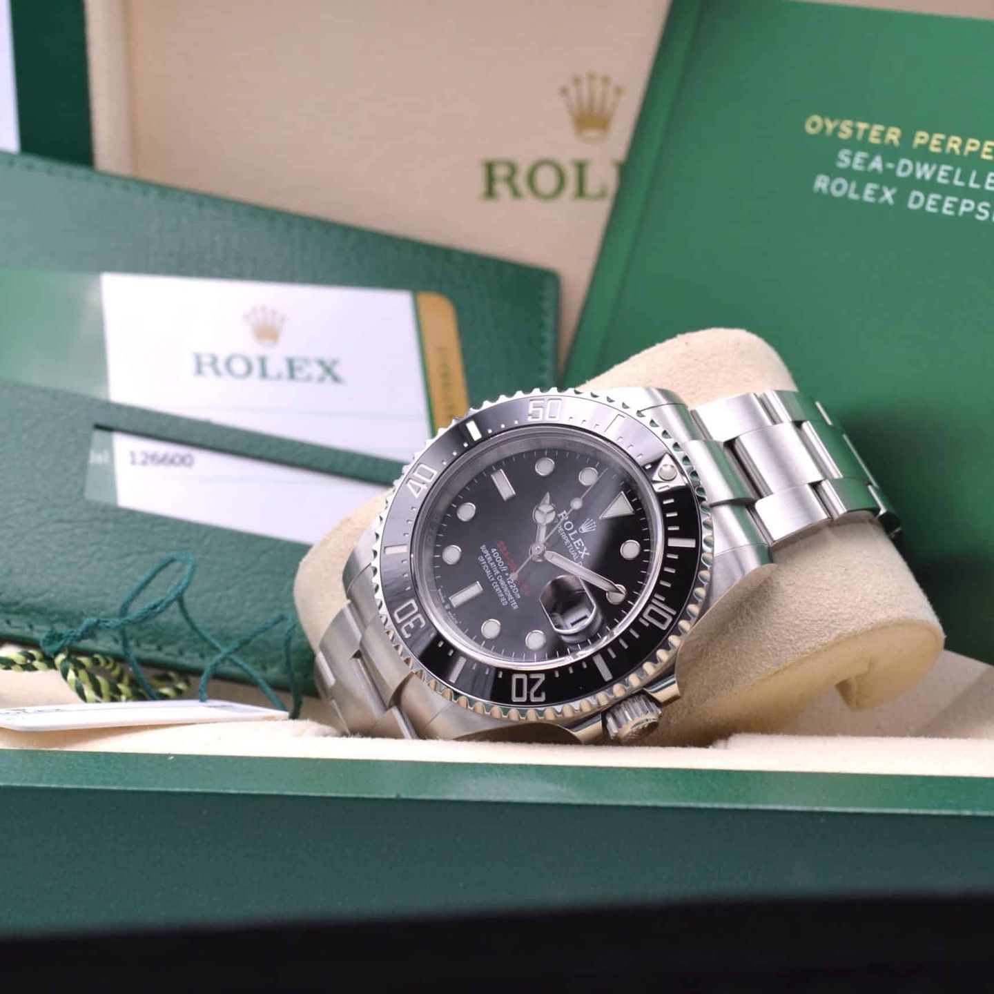 Rolex Sea-Dweller 126600 (2020) - Zwart wijzerplaat 43mm Staal (7/7)