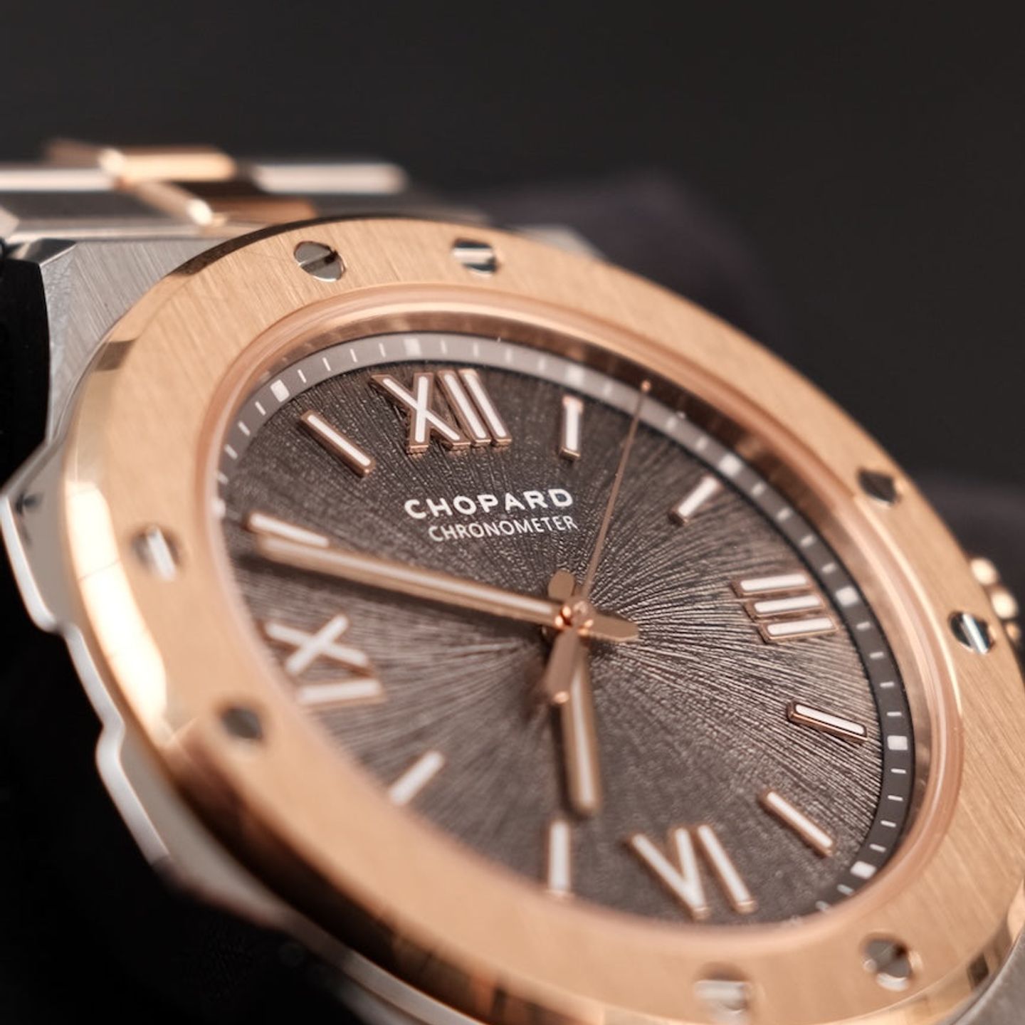 Chopard Alpine Eagle 298601-6001 (2023) - Grijs wijzerplaat 36mm Staal (4/8)