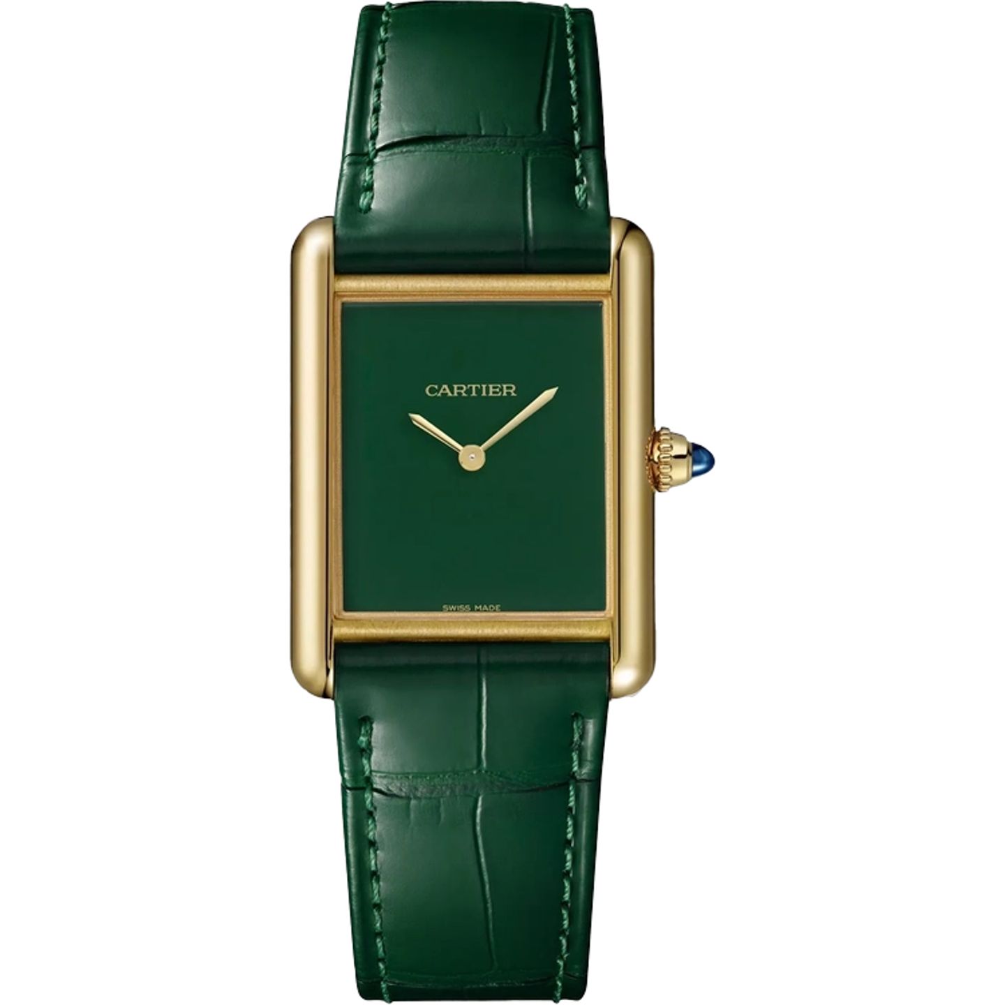Cartier Tank Louis Cartier WGTA0191 (2025) - Green dial 26 mm Yellow Gold case (1/1)