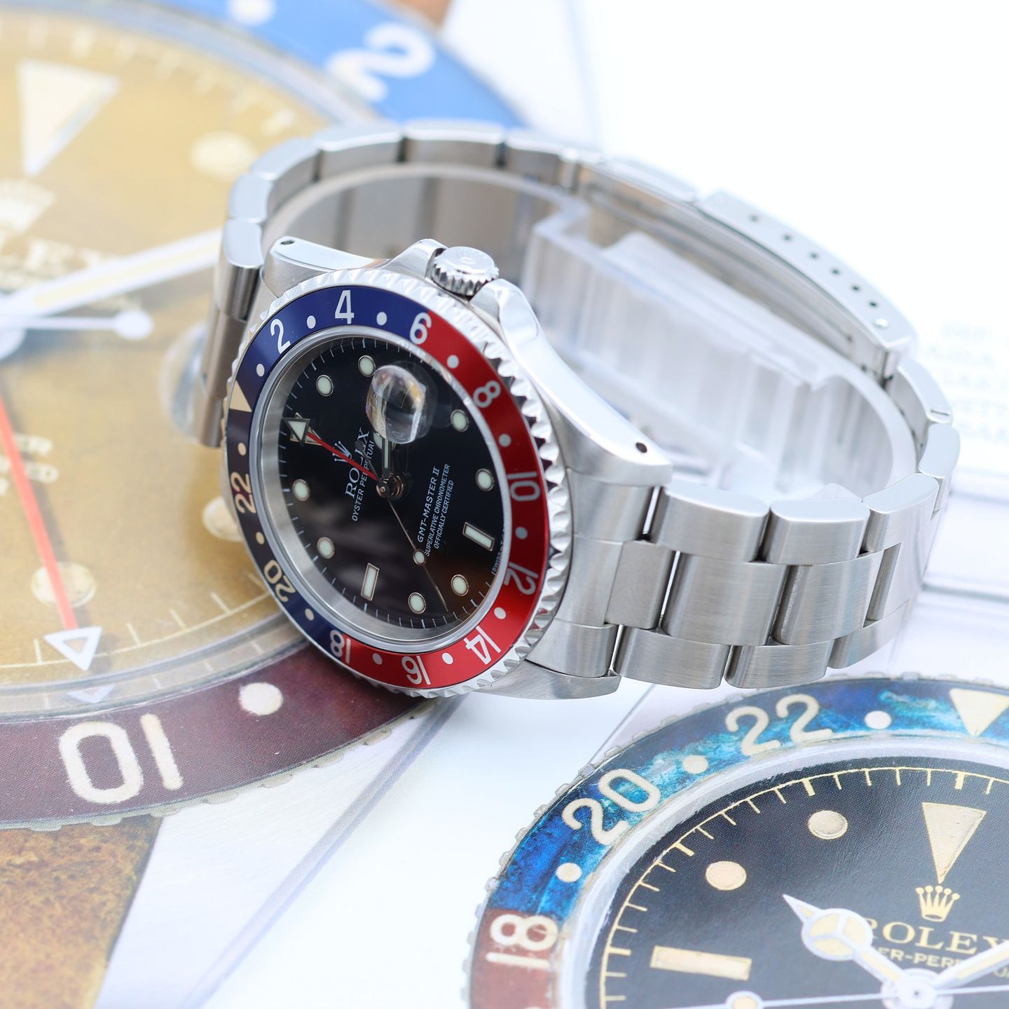 Rolex GMT-Master II 16710 (Unknown (random serial)) - Black dial 40 mm Steel case (6/8)