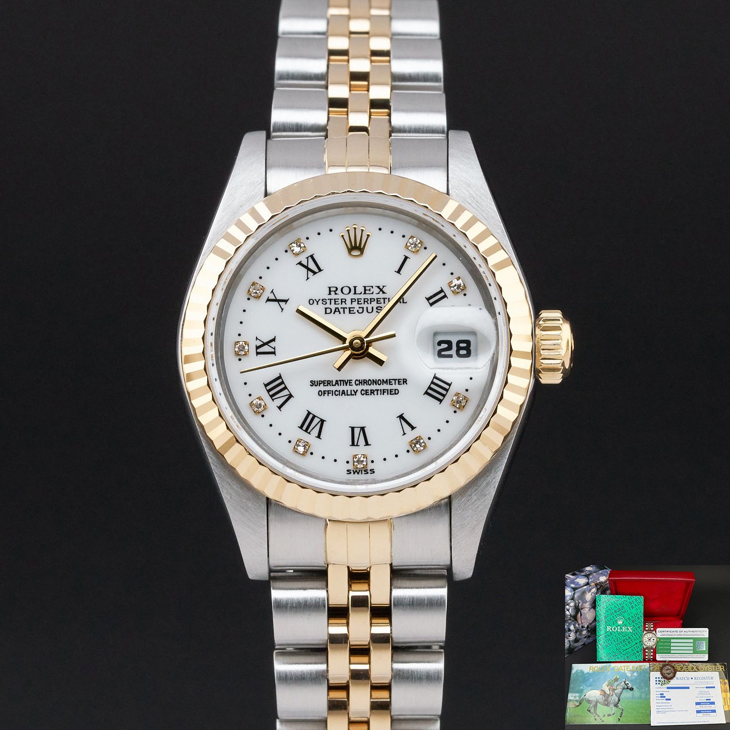 Rolex Lady-Datejust 69173 (1997) - 26 mm Gold/Steel case (1/8)