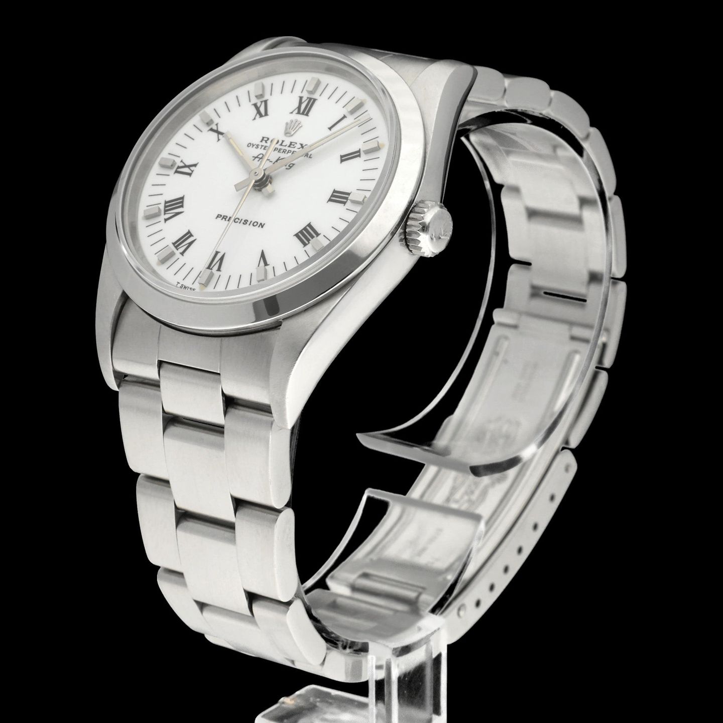 Rolex Air-King 14000 (1994) - White dial 34 mm Steel case (4/7)