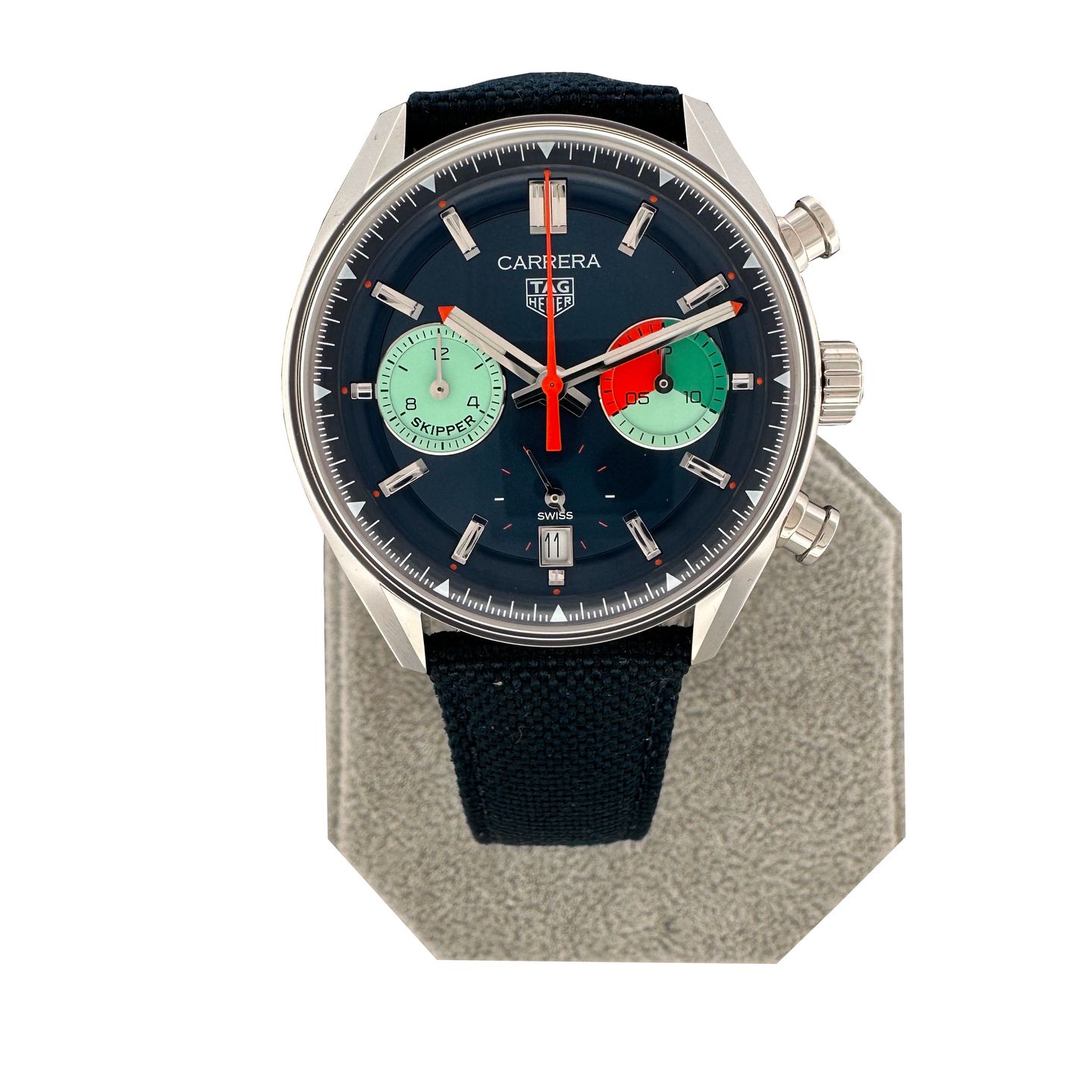 TAG Heuer Carrera CBS2213.FN6002 (2024) - Blauw wijzerplaat 39mm Staal (7/8)