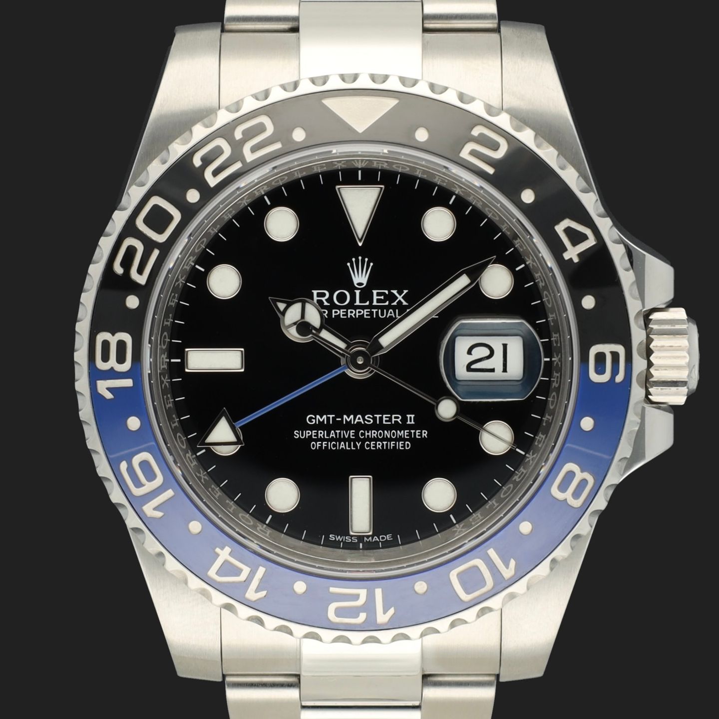 Rolex GMT-Master II 116710BLNR (2016) - Black dial 40 mm Steel case (3/7)