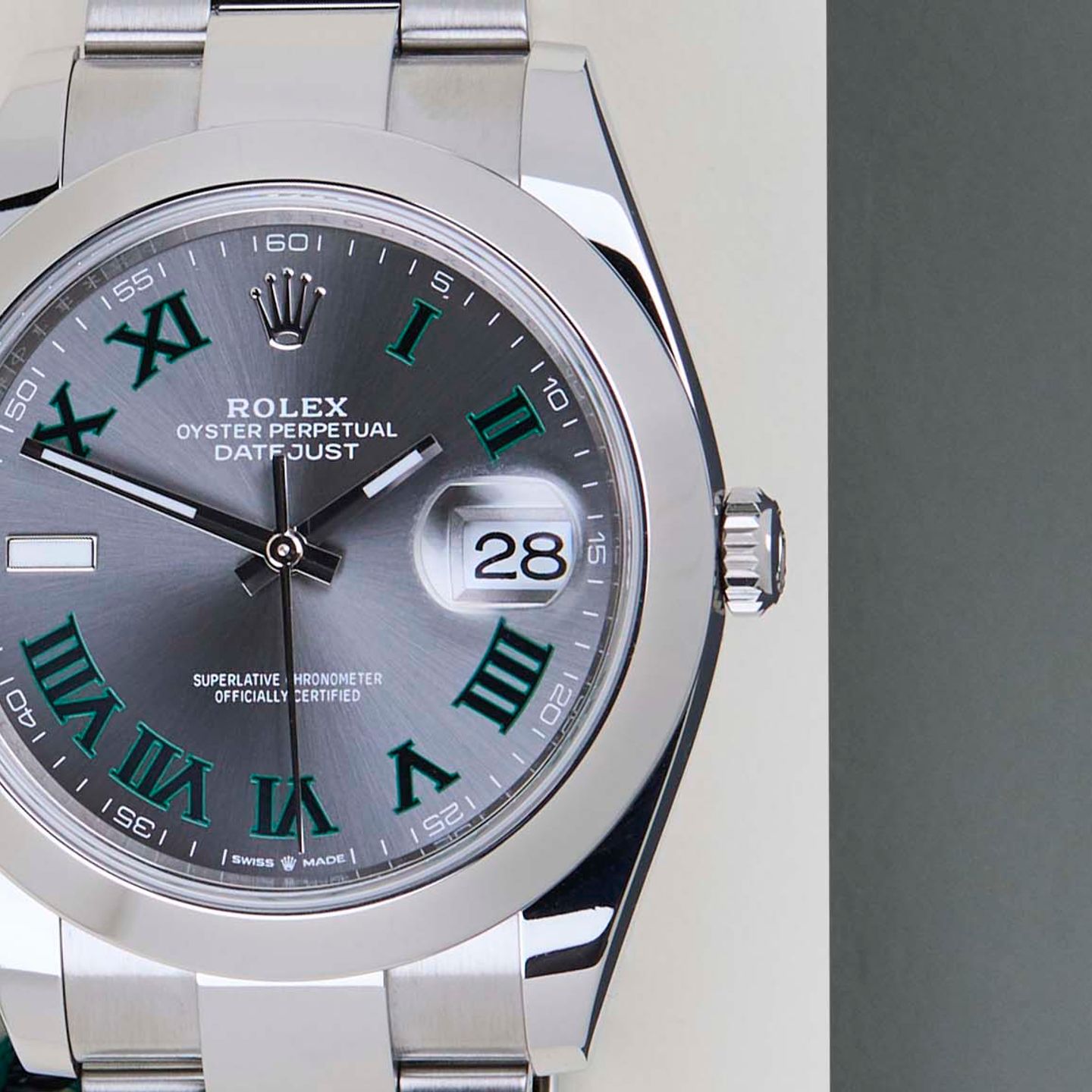 Rolex Datejust 41 126300 (2024) - Grey dial 41 mm Steel case (5/8)