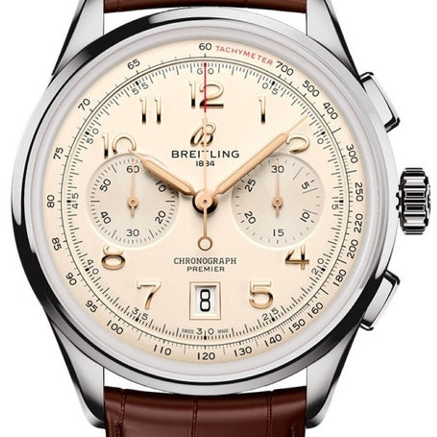 Breitling Premier AB0145211G1P2 (2025) - White dial 42 mm Steel case (1/1)