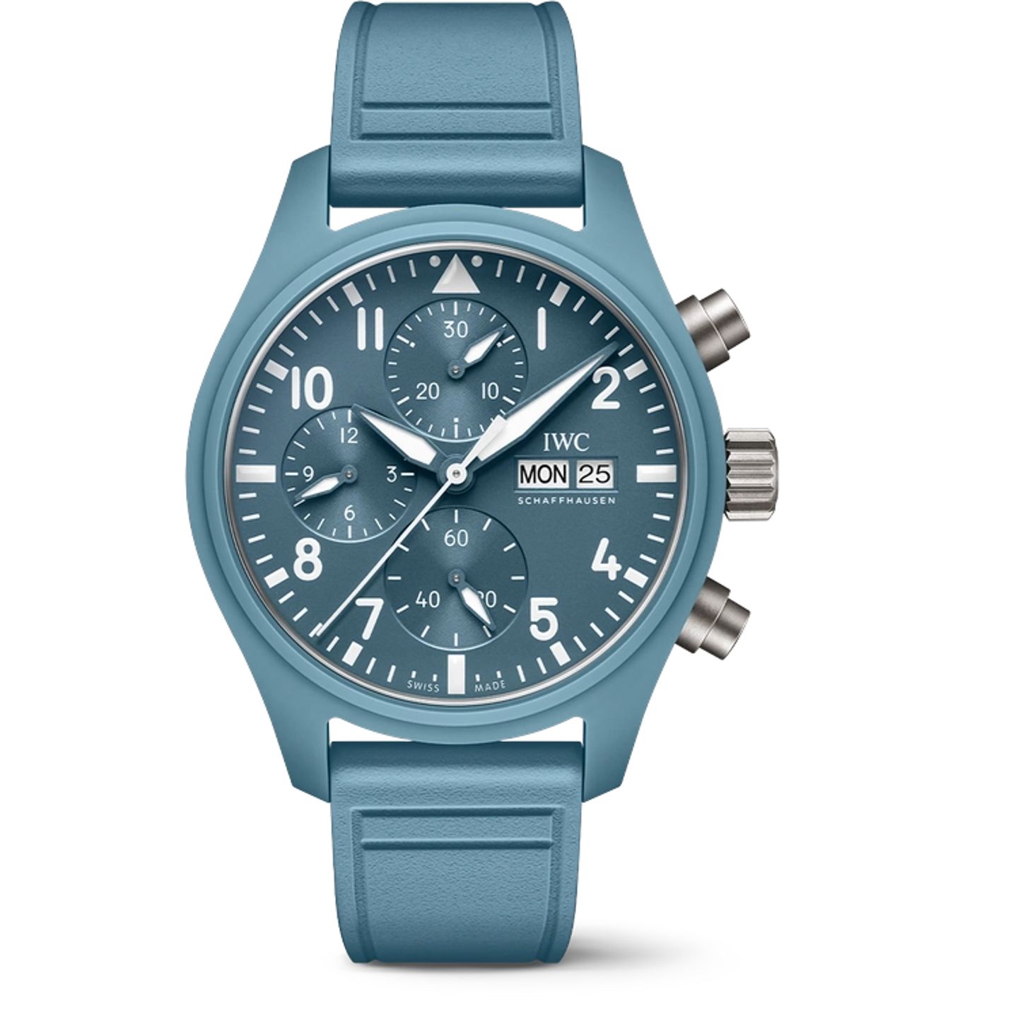 IWC Pilot Chronograph Top Gun Miramar IW389409 (2025) - Blauw wijzerplaat 42mm Keramiek (1/1)