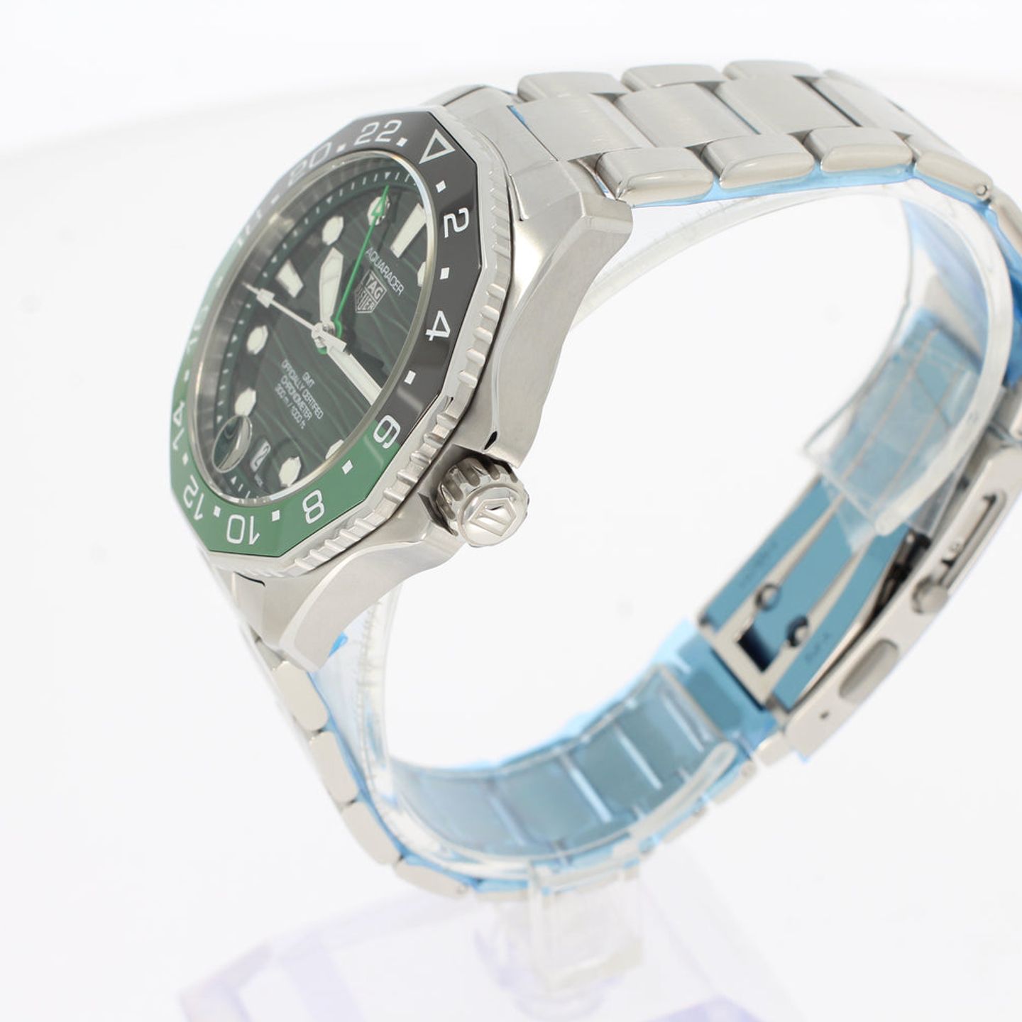 TAG Heuer Aquaracer 300M WBP5115.BA0013 (2025) - Green dial 42 mm Steel case (2/4)