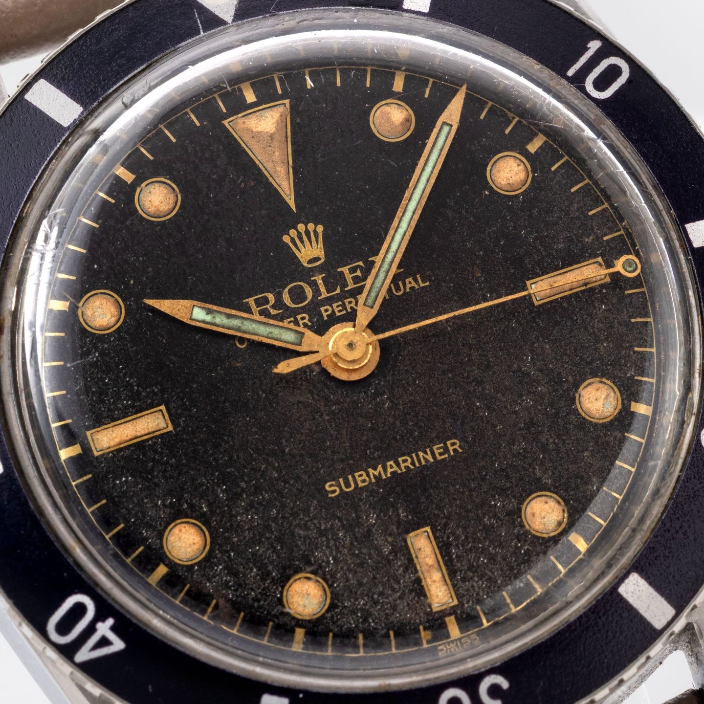 Rolex Submariner No Date 6205 (1955) - Zwart wijzerplaat 38mm Staal (5/8)