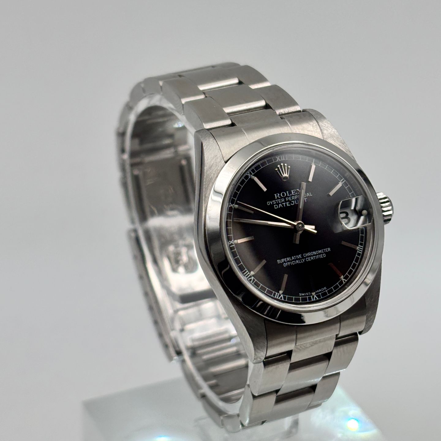 Rolex Datejust 31 78240 (2001) - Black dial 31 mm Steel case (2/8)