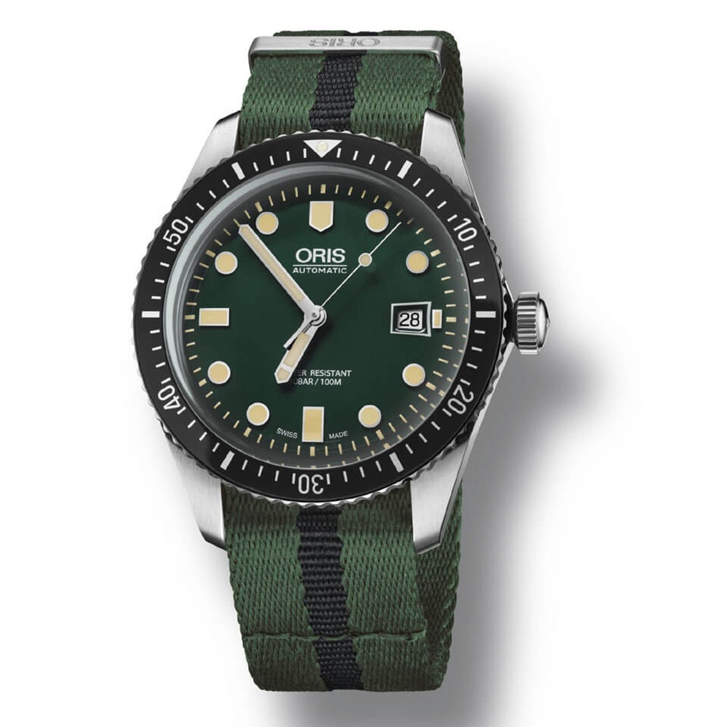 Oris Divers Sixty Five 01 733 7720 4057-07 5 21 25FC (2022) - Green dial 42 mm Steel case (1/1)