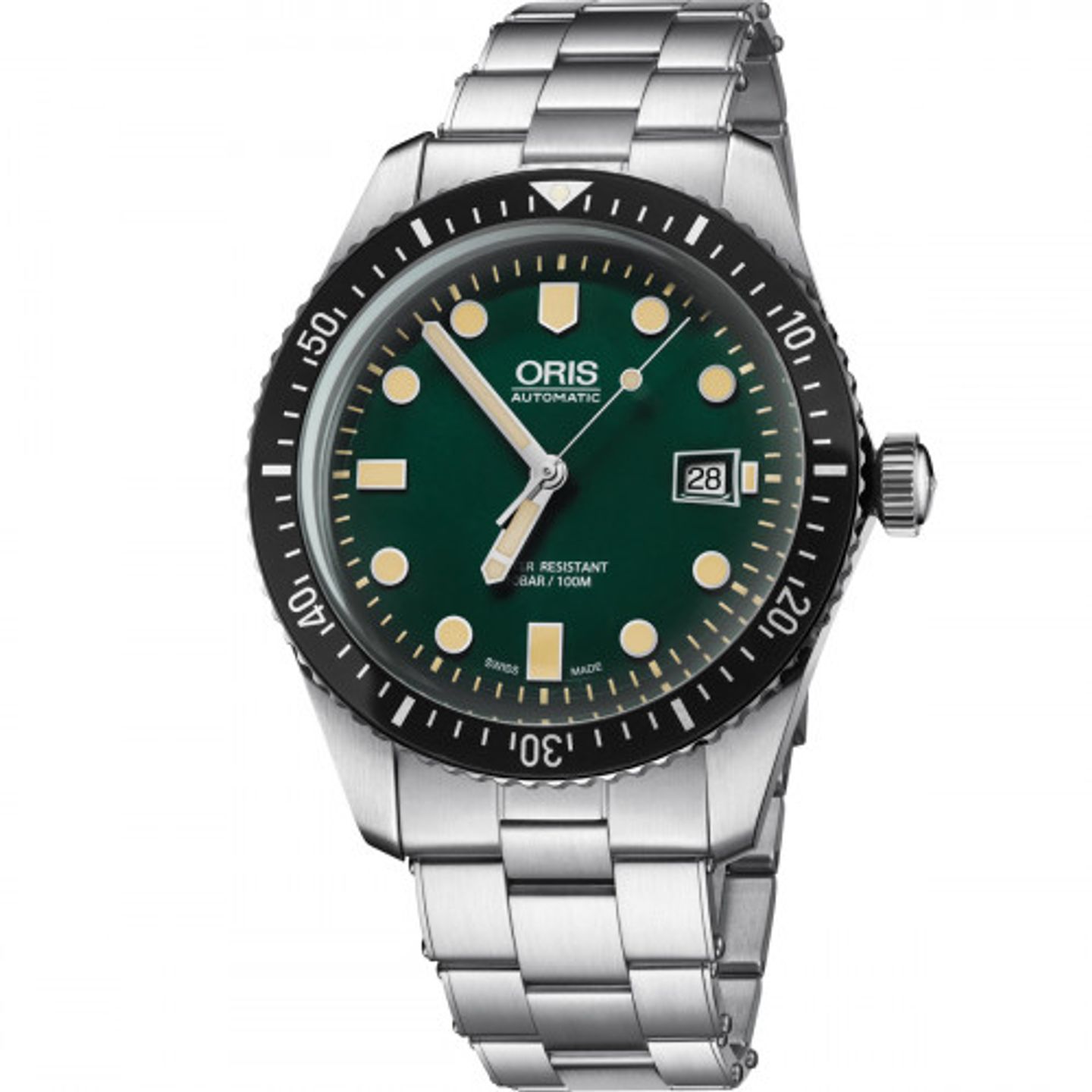Oris Divers Sixty Five 01 733 7720 4057-07 8 21 18 (2022) - Green dial 42 mm Steel case (1/1)