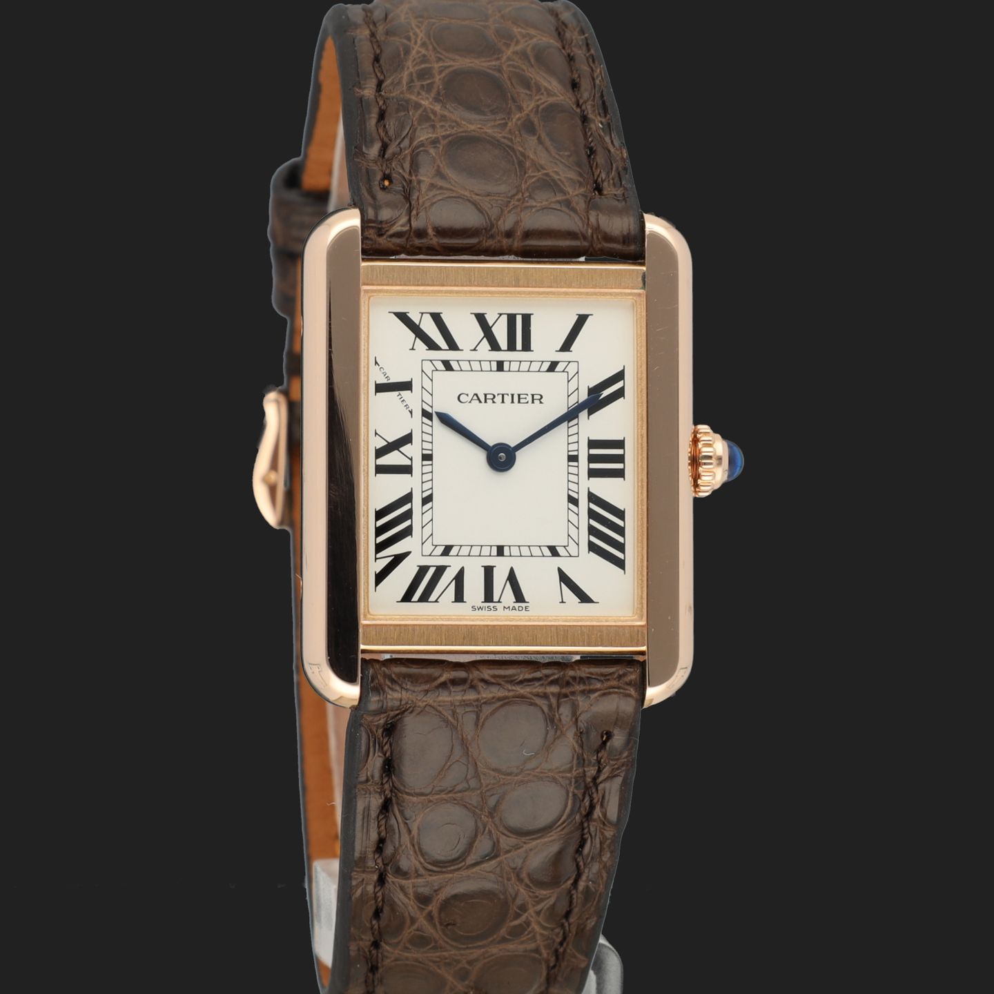Cartier Tank Solo W5200024 (2021) - Silver dial 31 mm Rose Gold case (4/8)