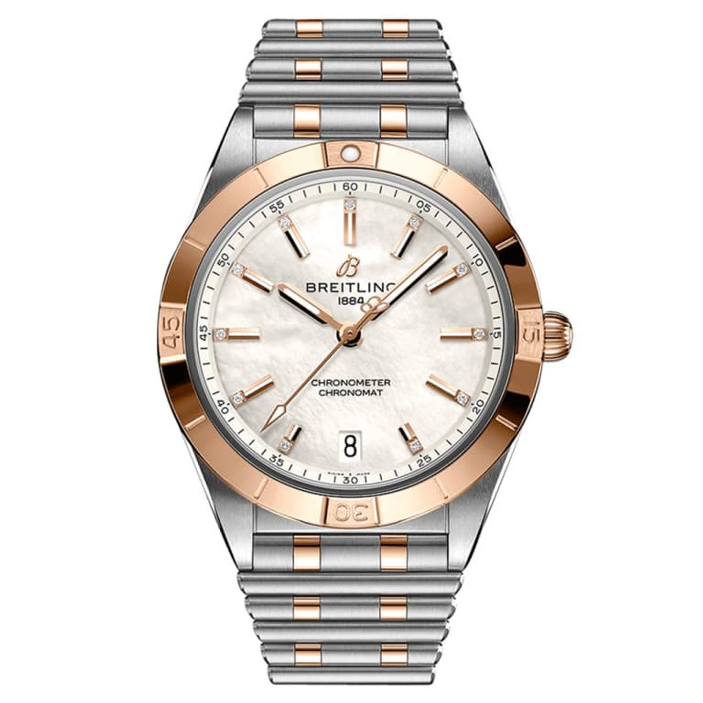 Breitling Chronomat 36 U10380101A2U1 (2023) - Parelmoer wijzerplaat 36mm Goud/Staal (1/1)