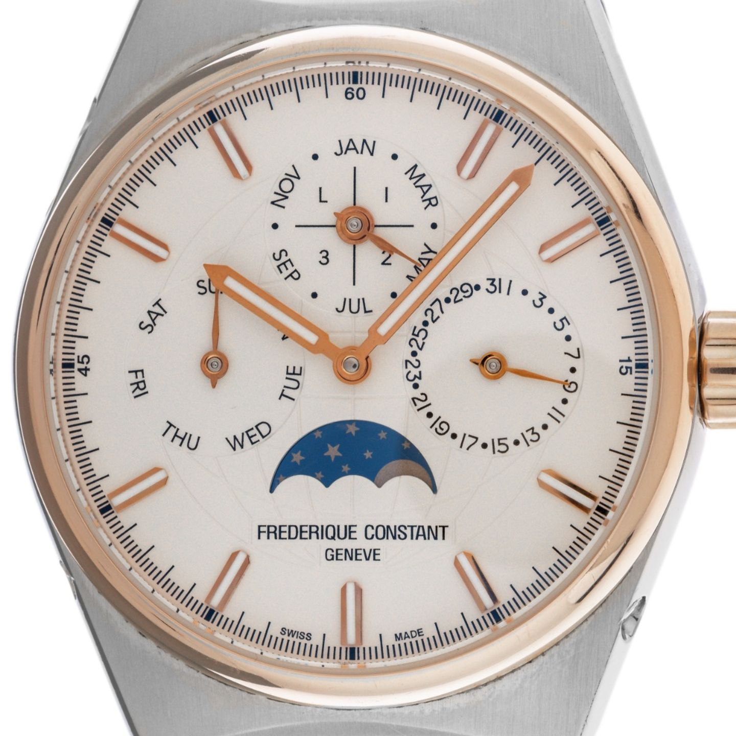 Frederique Constant Manufacture Slimline Perpetual Calendar FC-775V4NH2B - (1/7)