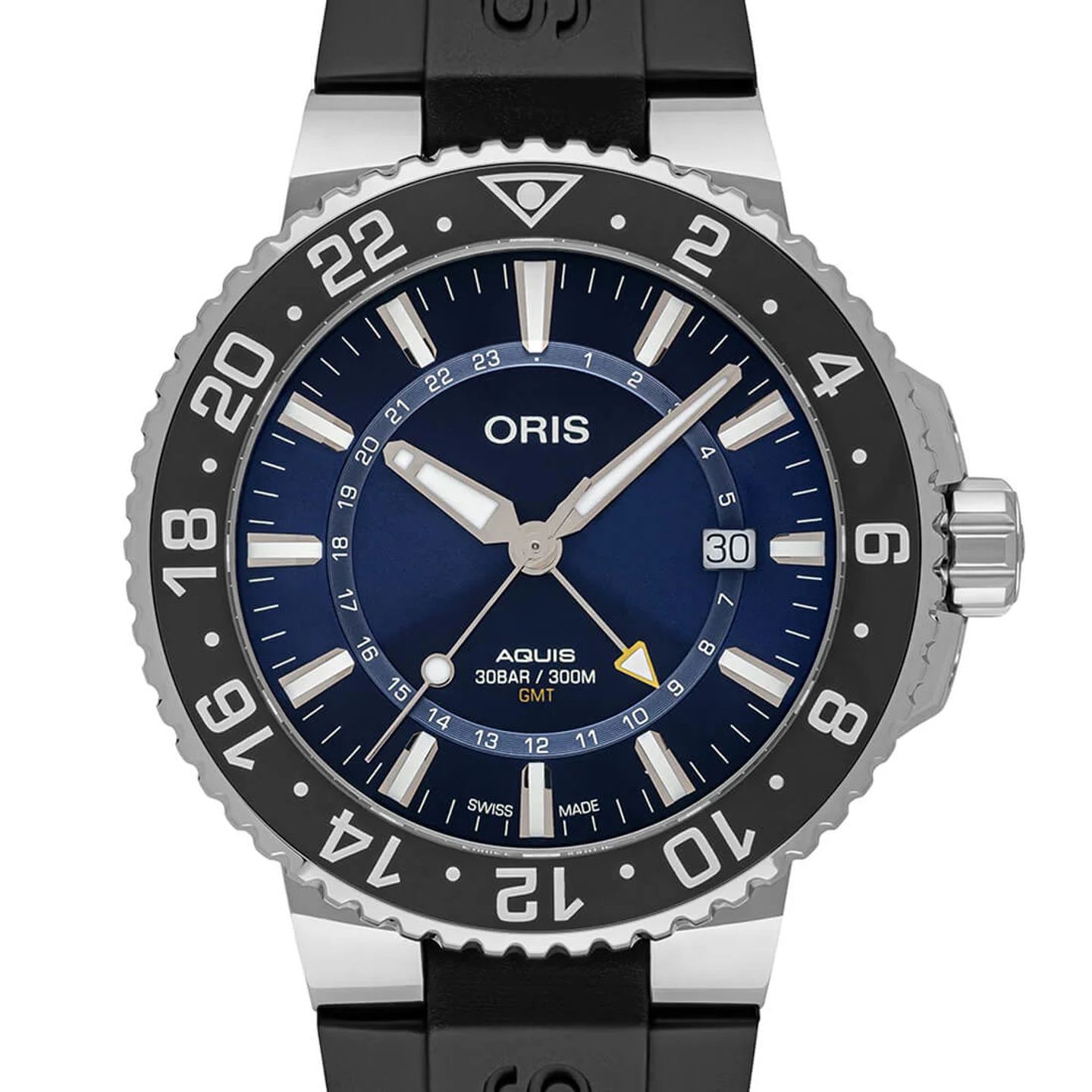 Oris Aquis GMT Date 01 798 7754 4135-07 4 24 64EB (2023) - Blue dial 44 mm Steel case (2/3)