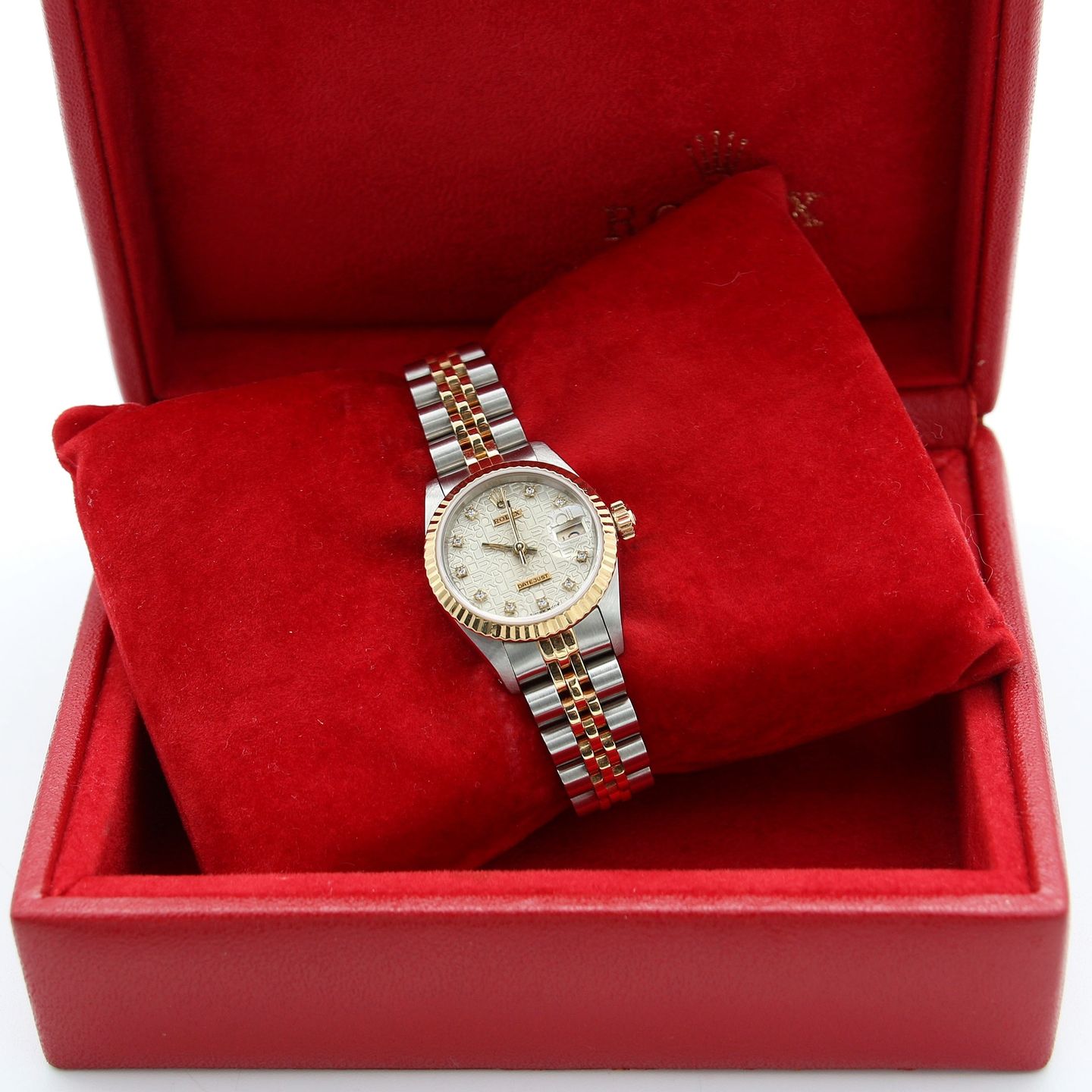 Rolex Lady-Datejust 69173 (Unknown (random serial)) - 26 mm Gold/Steel case (1/8)