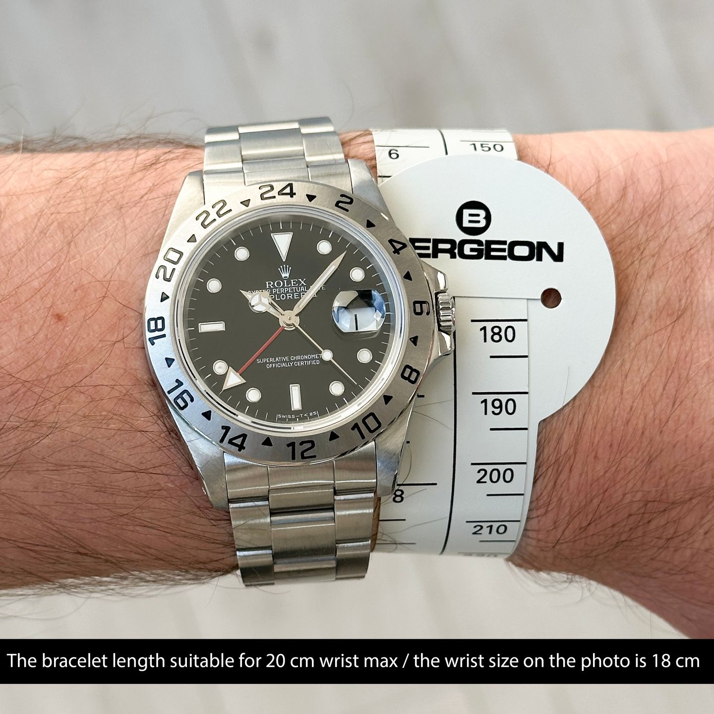 Rolex Explorer II 16570 (1990) - 40mm Staal (5/8)