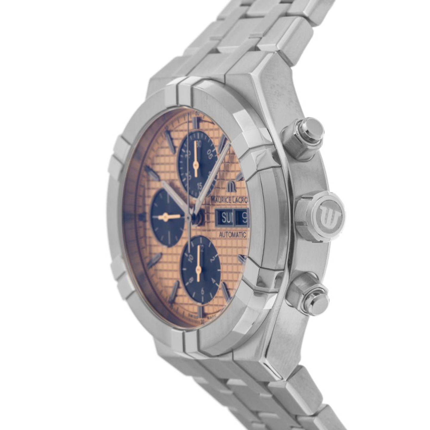 Maurice Lacroix Aikon AI6006-PVY11-170-1 (Unknown (random serial)) - Pink dial 44 mm Titanium case (4/7)