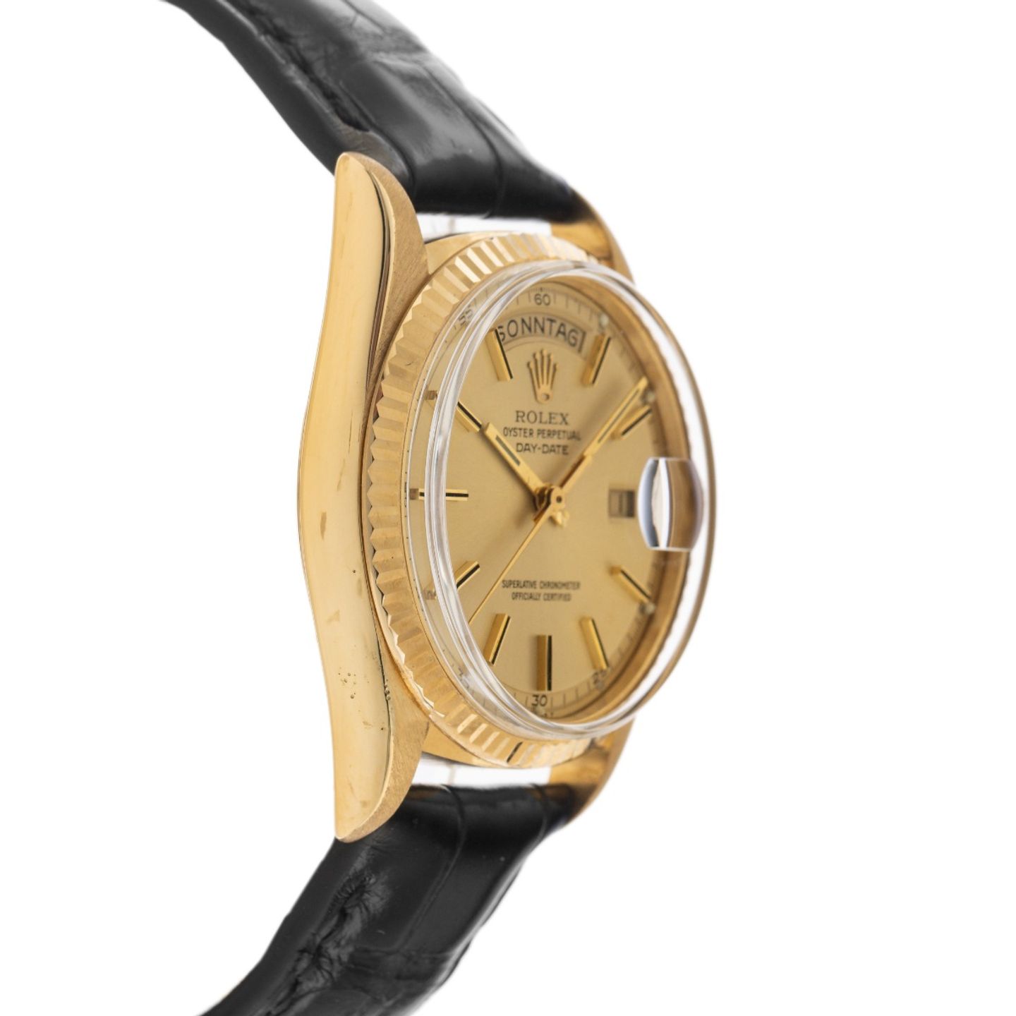 Rolex Day-Date 1803 (1976) - Champagne wijzerplaat 36mm Geelgoud (6/8)