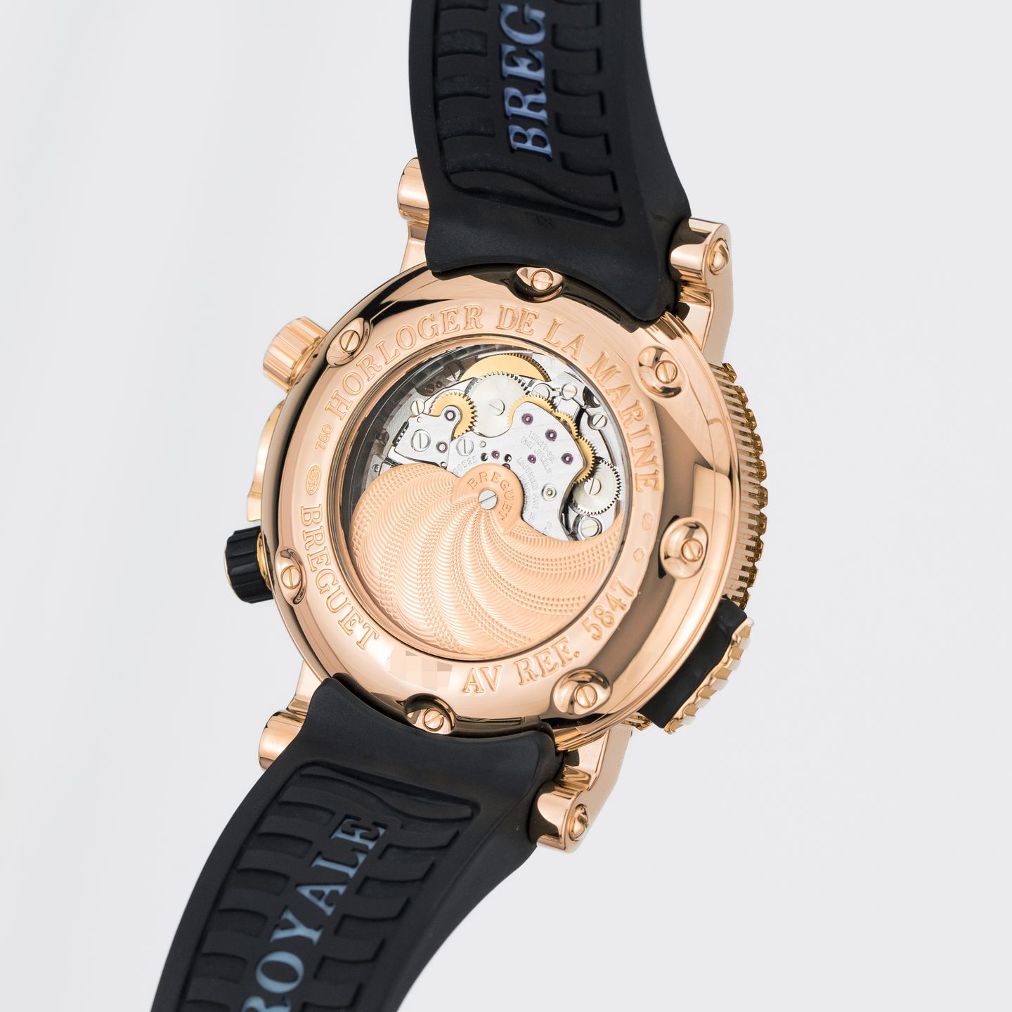 Breguet Marine 5847BR/Z2/5ZV (2020) - Grey dial 45 mm Rose Gold case (7/8)