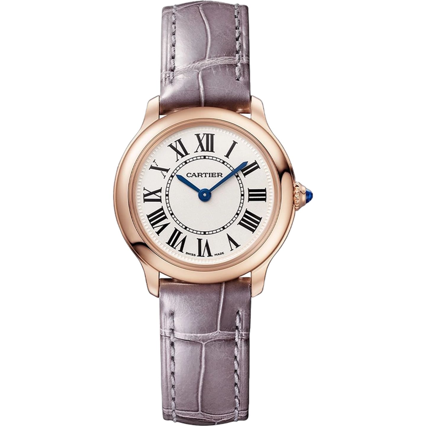 Cartier Ronde Louis Cartier WGRN0018 (2025) - Wit wijzerplaat 29mm Roségoud (1/1)