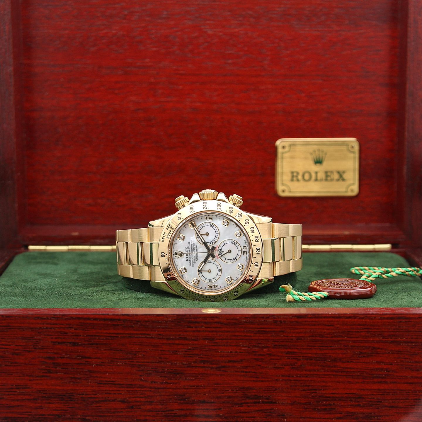 Rolex Daytona 116528 (Unknown (random serial)) - 40 mm Yellow Gold case (1/5)