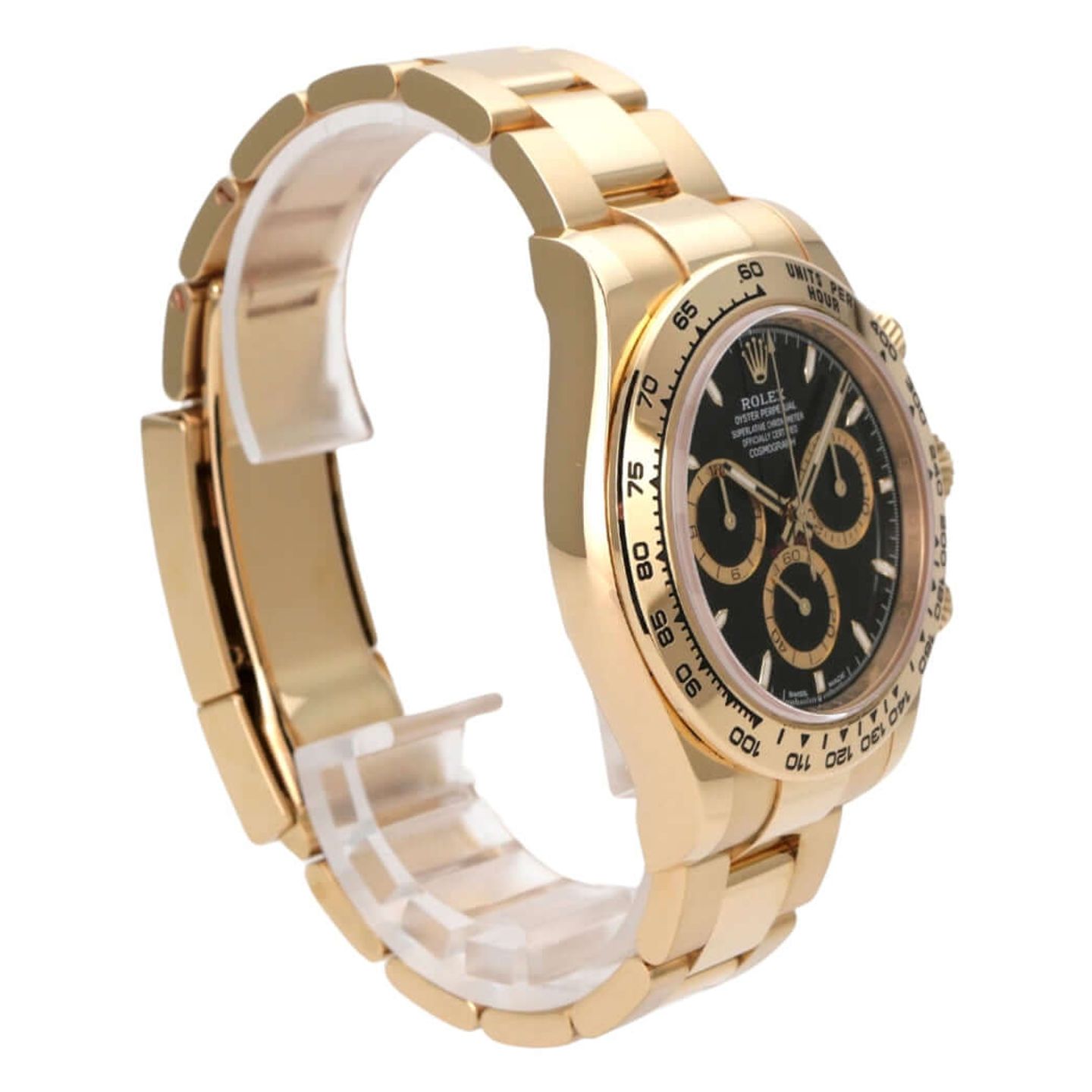 Rolex Daytona 126508 (2024) - Black dial 40 mm Yellow Gold case (4/8)
