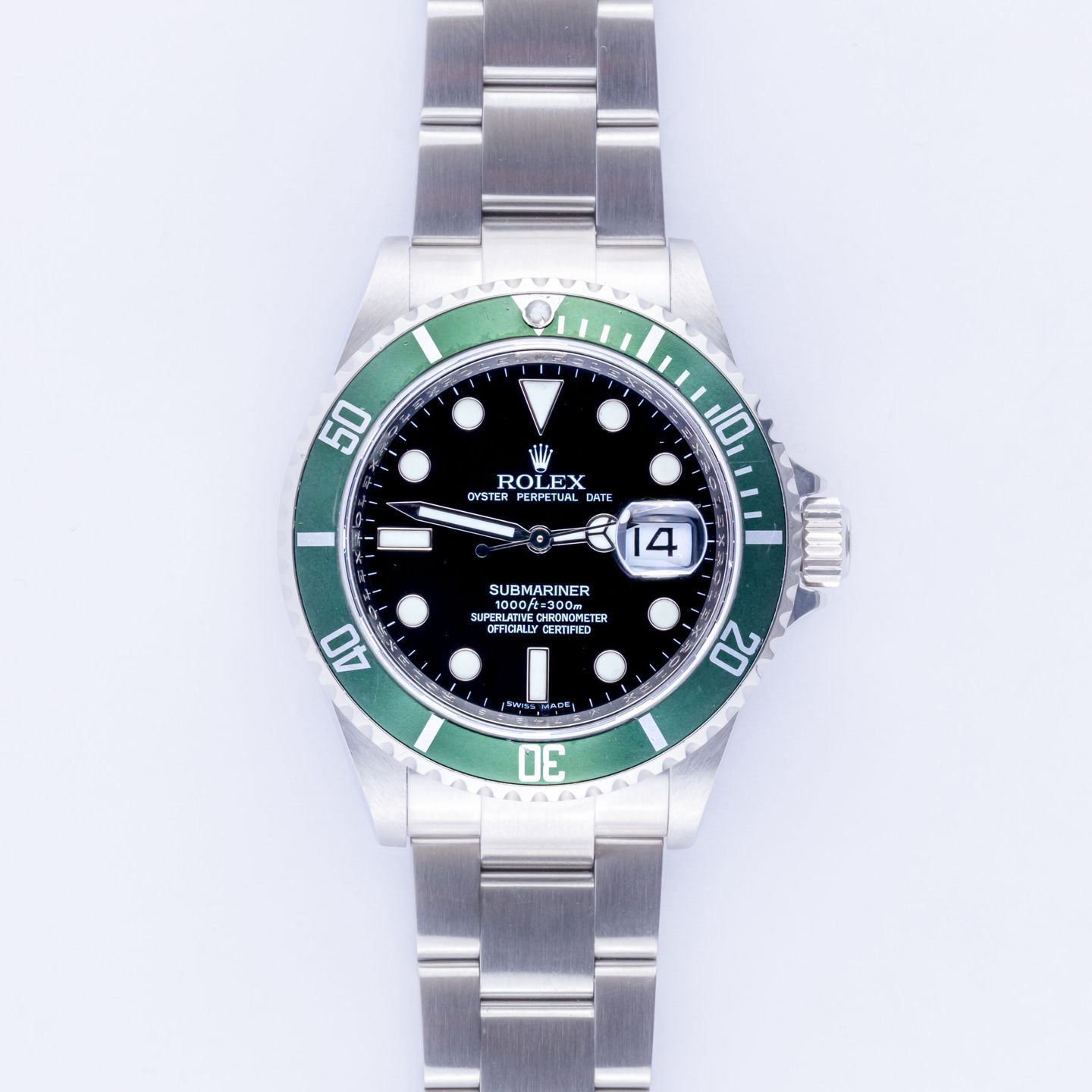 Rolex Submariner Date 16610LV (2008) - Black dial 40 mm Steel case (3/8)