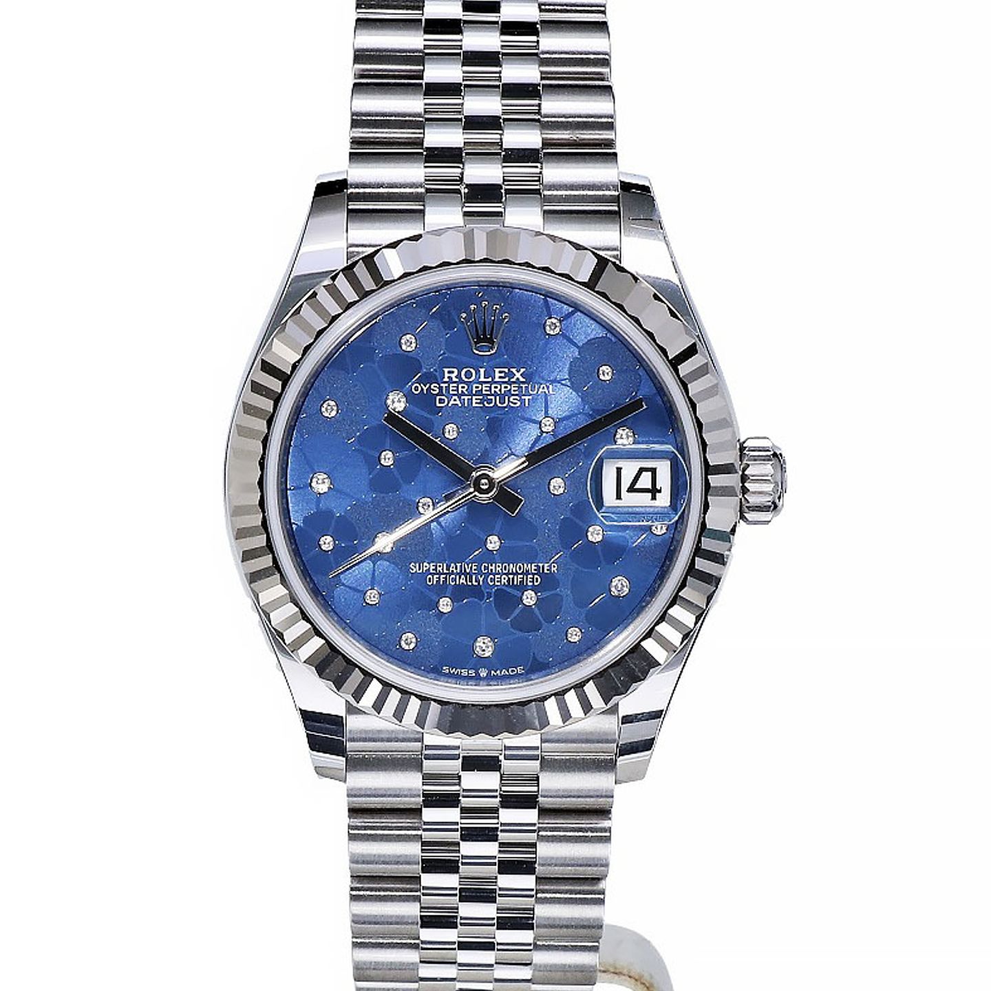 Rolex Datejust 31 278274 (2023) - Blue dial 31 mm Steel case (1/8)