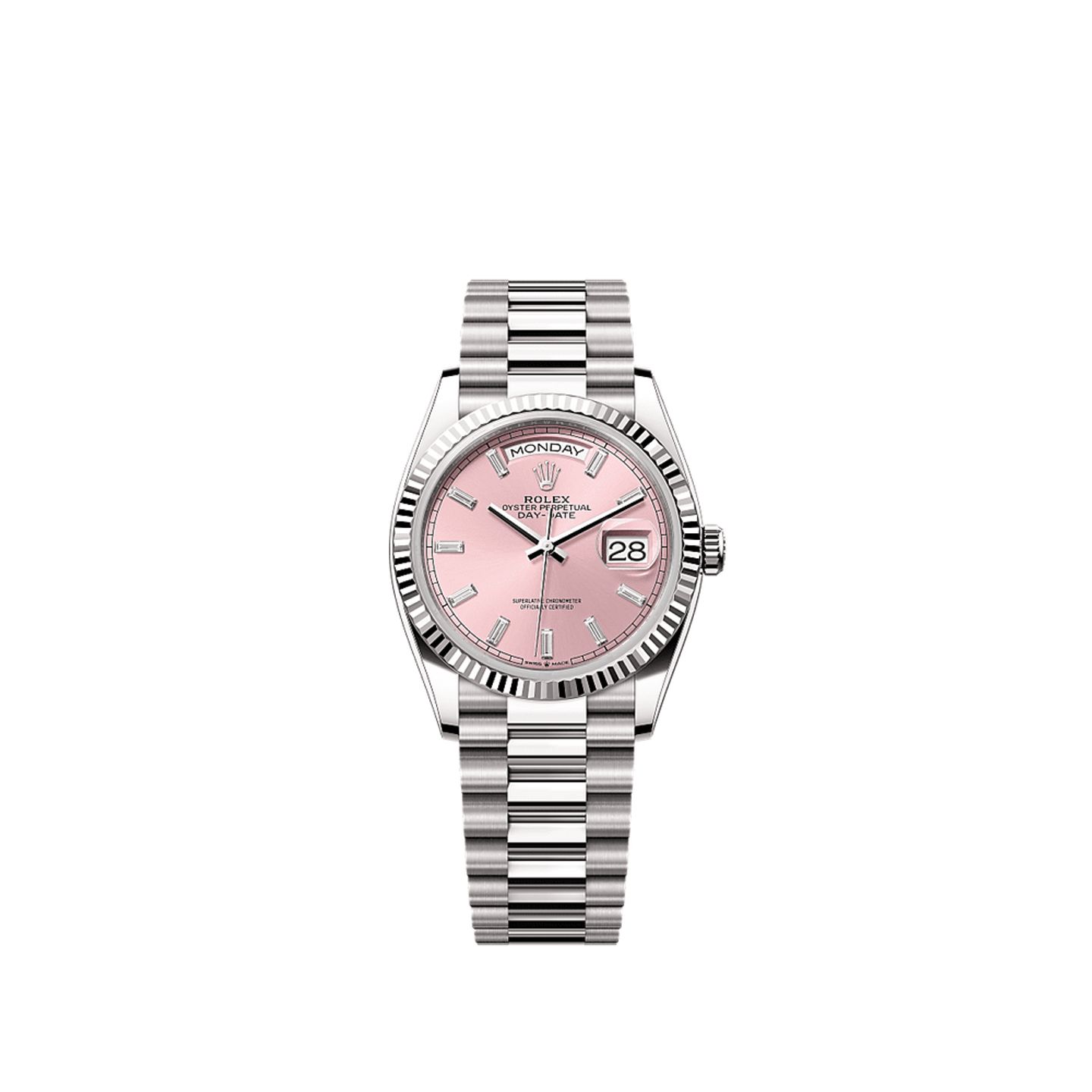 Rolex Day-Date 36 128239 (2025) - Pink dial 36 mm White Gold case (1/1)