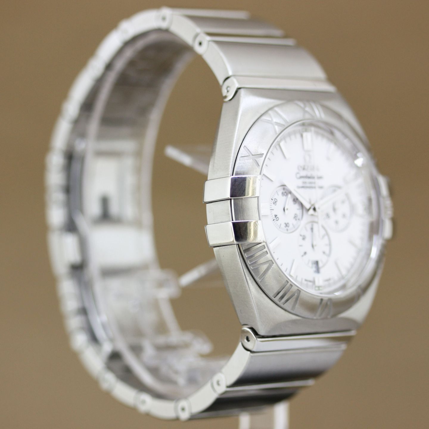 Omega Constellation Double Eagle 1514.20.00 (2004) - White dial 41 mm Steel case (4/8)