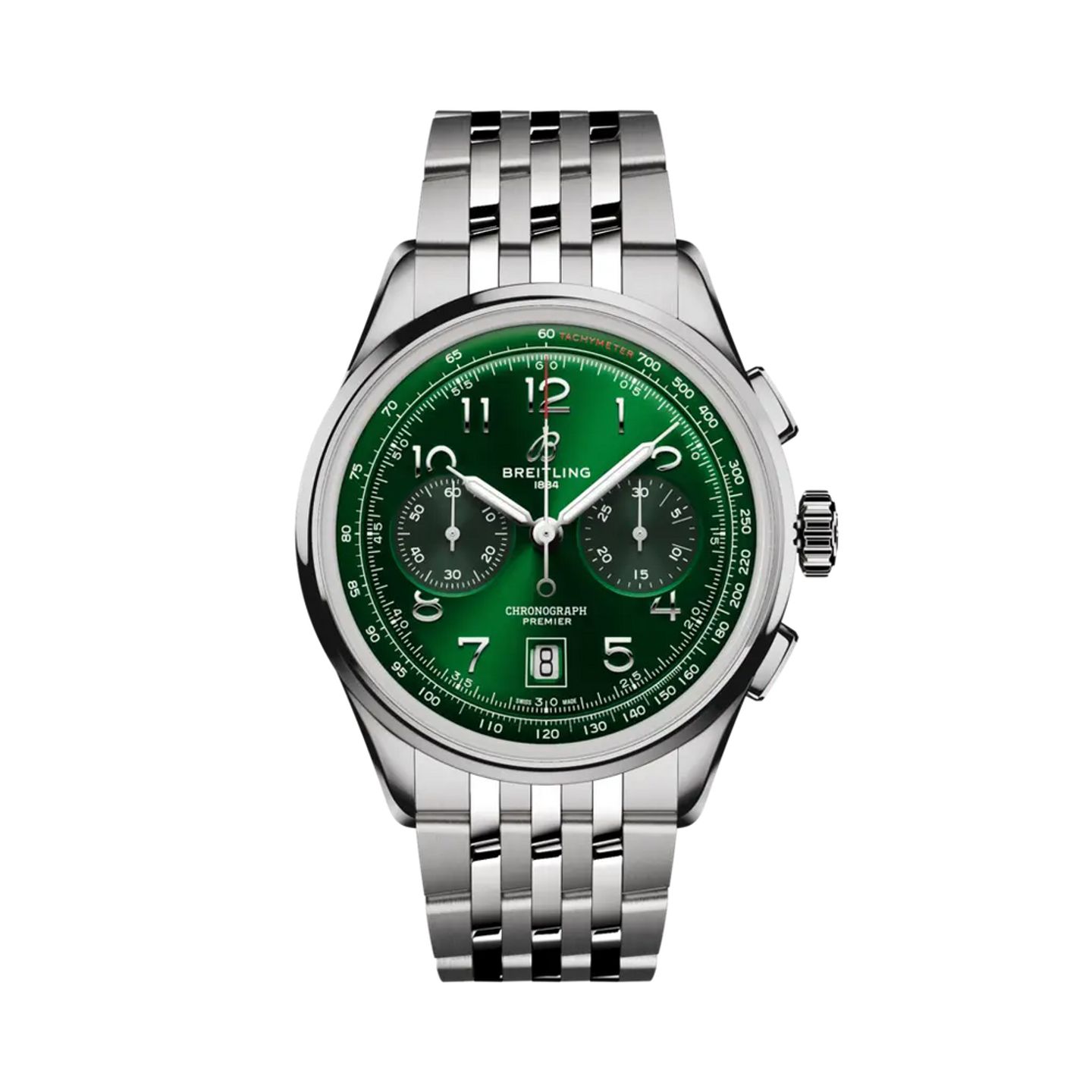 Breitling Premier AB0145371L1A1 (2025) - Green dial 42 mm Steel case (1/1)