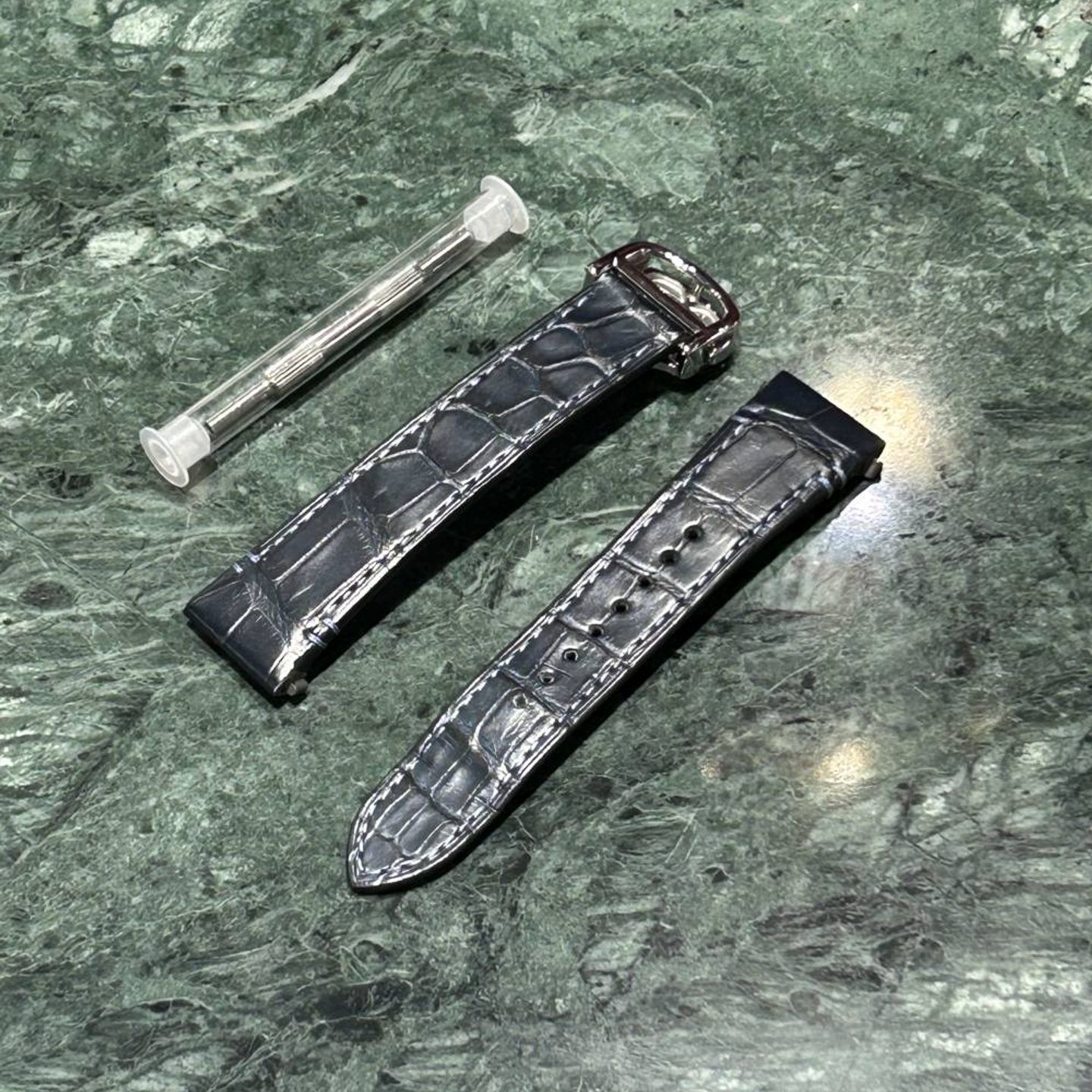 Cartier Santos WSSA0063 (2023) - Blue dial 35 mm Steel case (6/7)