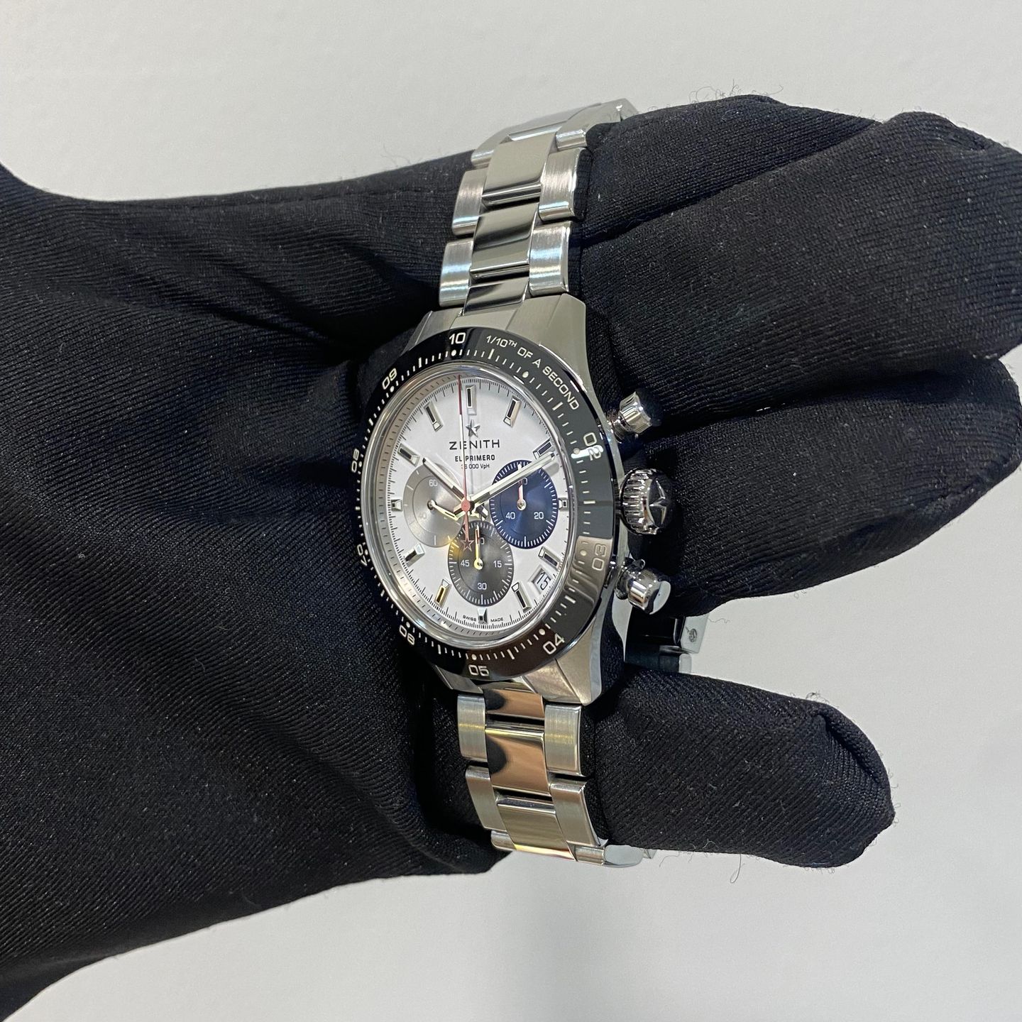 Zenith Chronomaster Sport 03.3100.3600/69.M3100 (2020) - White dial 41 mm Steel case (2/8)