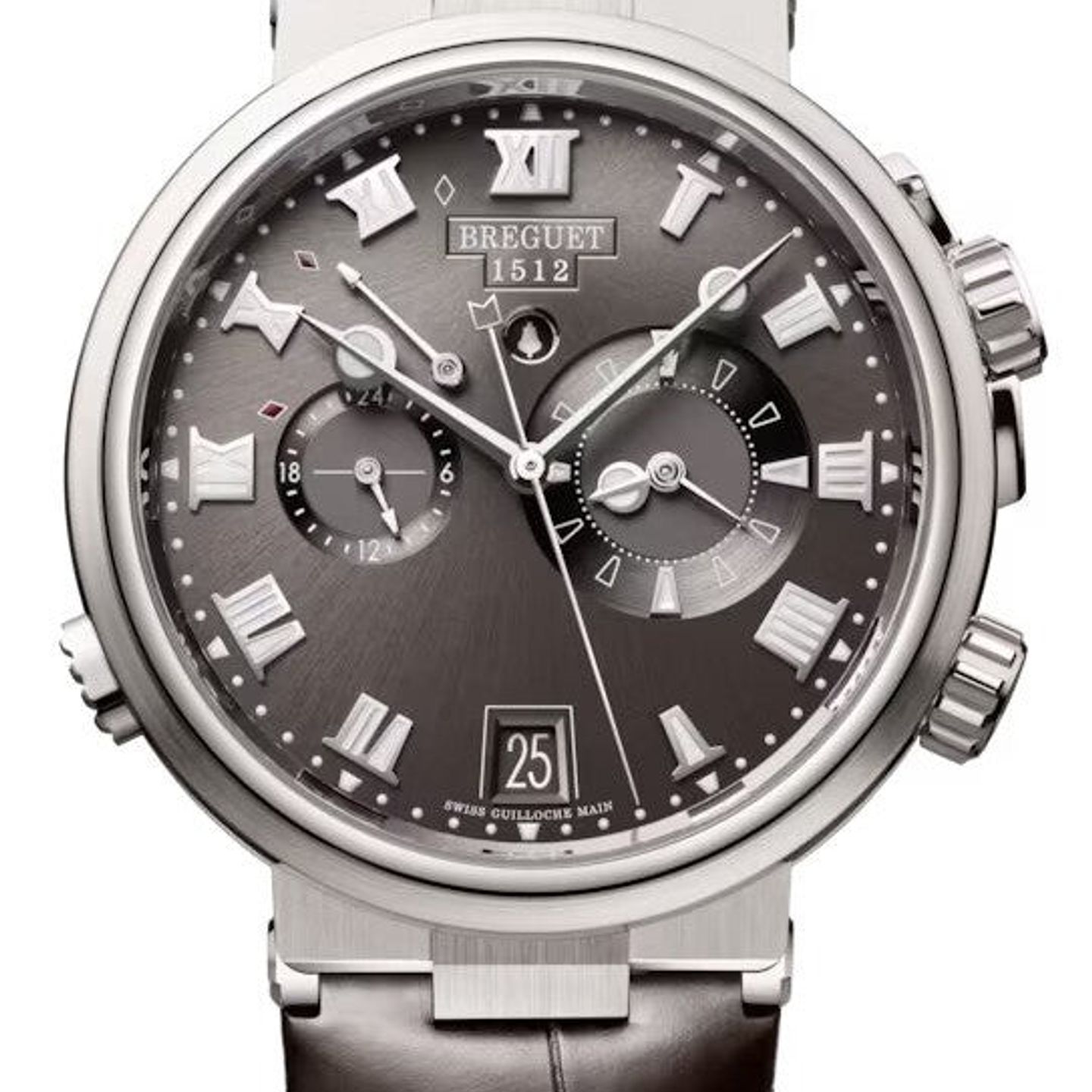 Breguet Marine 5547TI/G2/9ZU (2026) - Grey dial 40 mm Titanium case (1/1)