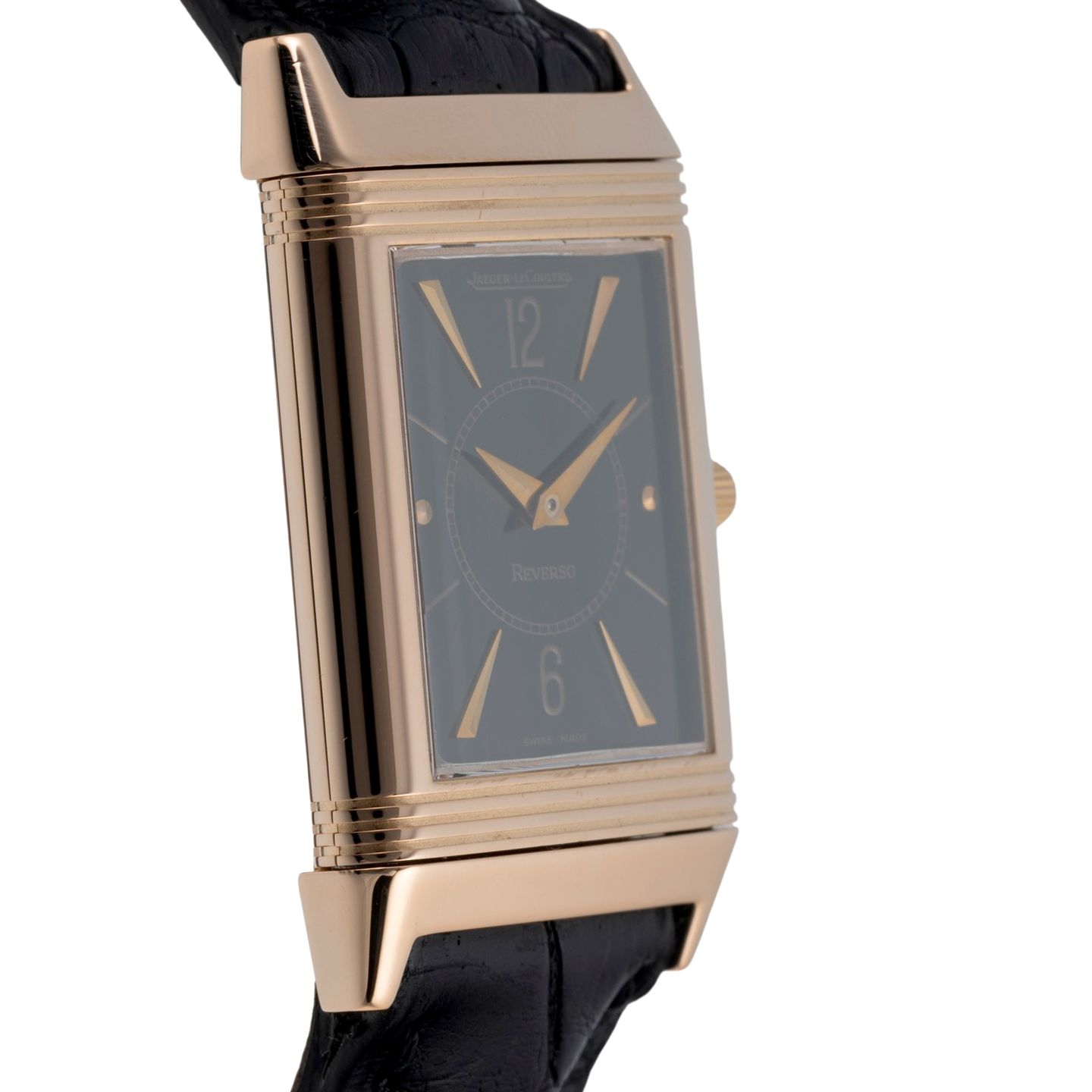 Jaeger-LeCoultre Reverso QT250243, 250.2.86 (Onbekend (willekeurig serienummer)) - Zwart wijzerplaat 23mm Roodgoud (7/8)