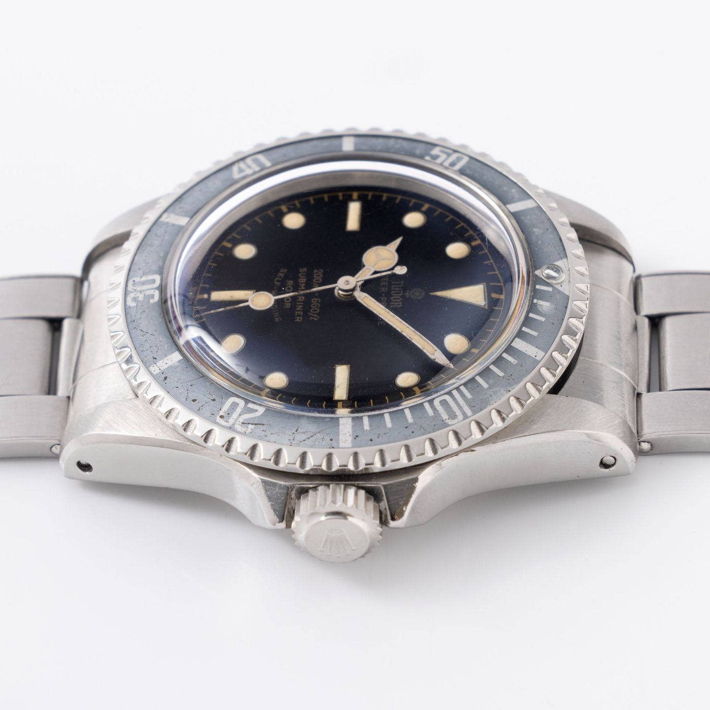 Tudor Submariner 7928 (1962) - Zwart wijzerplaat 40mm Staal (5/8)