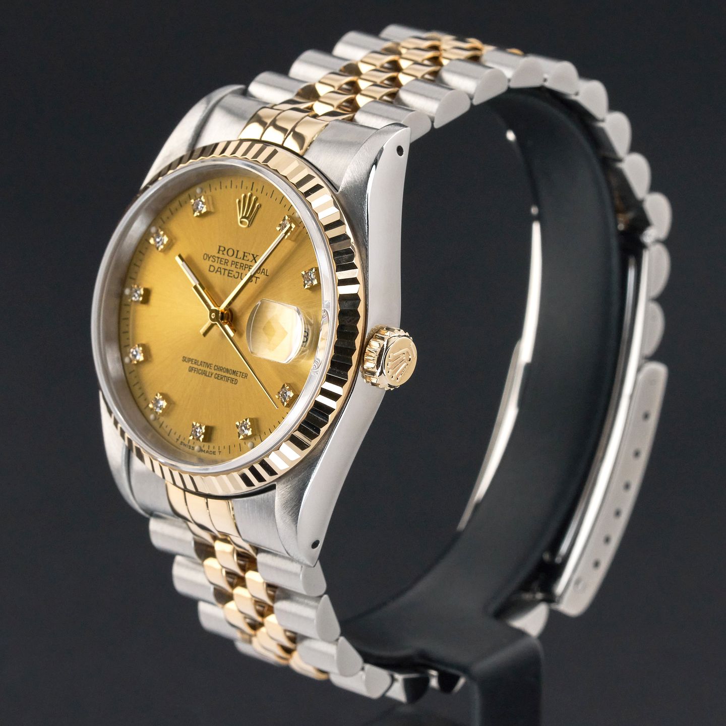 Rolex Datejust 36 16233 (1988) - 36 mm Gold/Steel case (4/8)