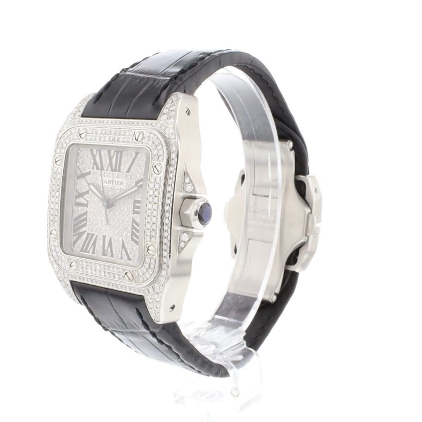 Cartier Santos 100 2878 (Onbekend (willekeurig serienummer)) - 33mm (2/5)