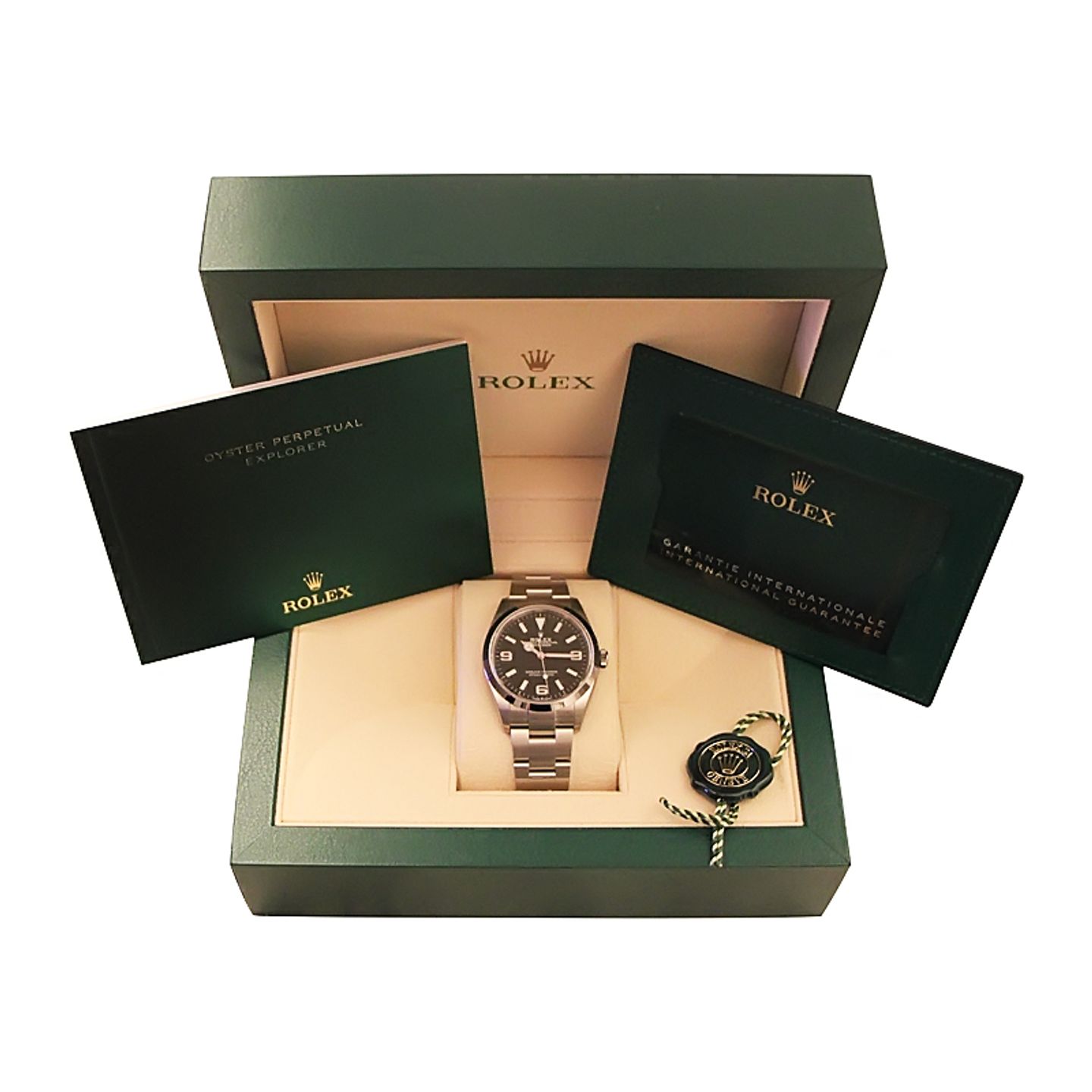 Rolex Explorer 124270 (2025) - Black dial 36 mm Steel case (8/9)